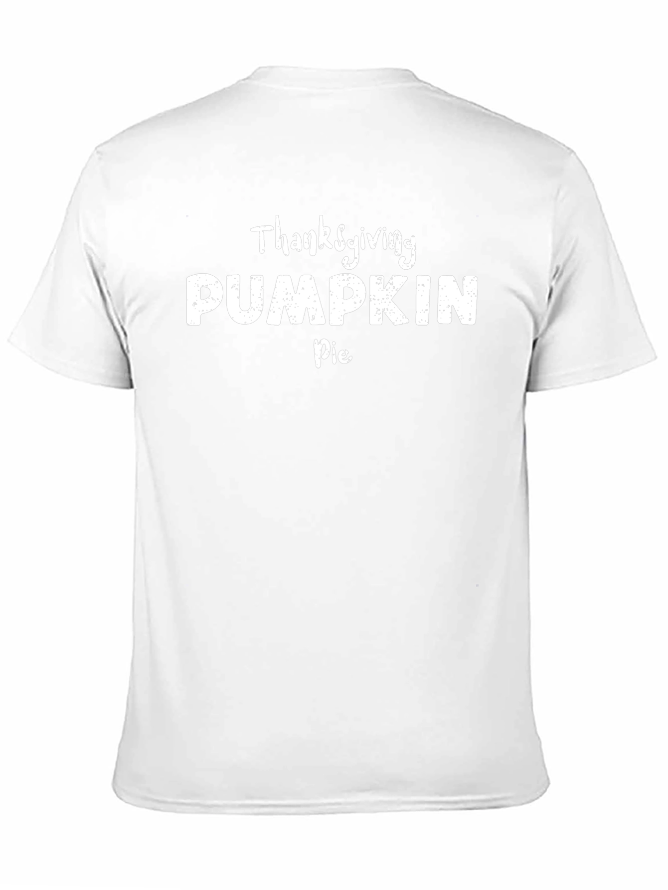 Thanksgiving Pumpkin Pie Black T-Shirt