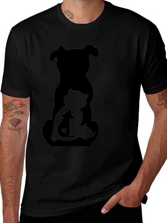 Dog Cat Mouse T-Shirt - Animal Lover Tee