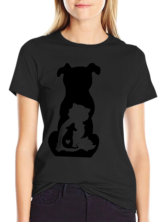 Dog Cat Mouse T-Shirt - Animal Lover Tee