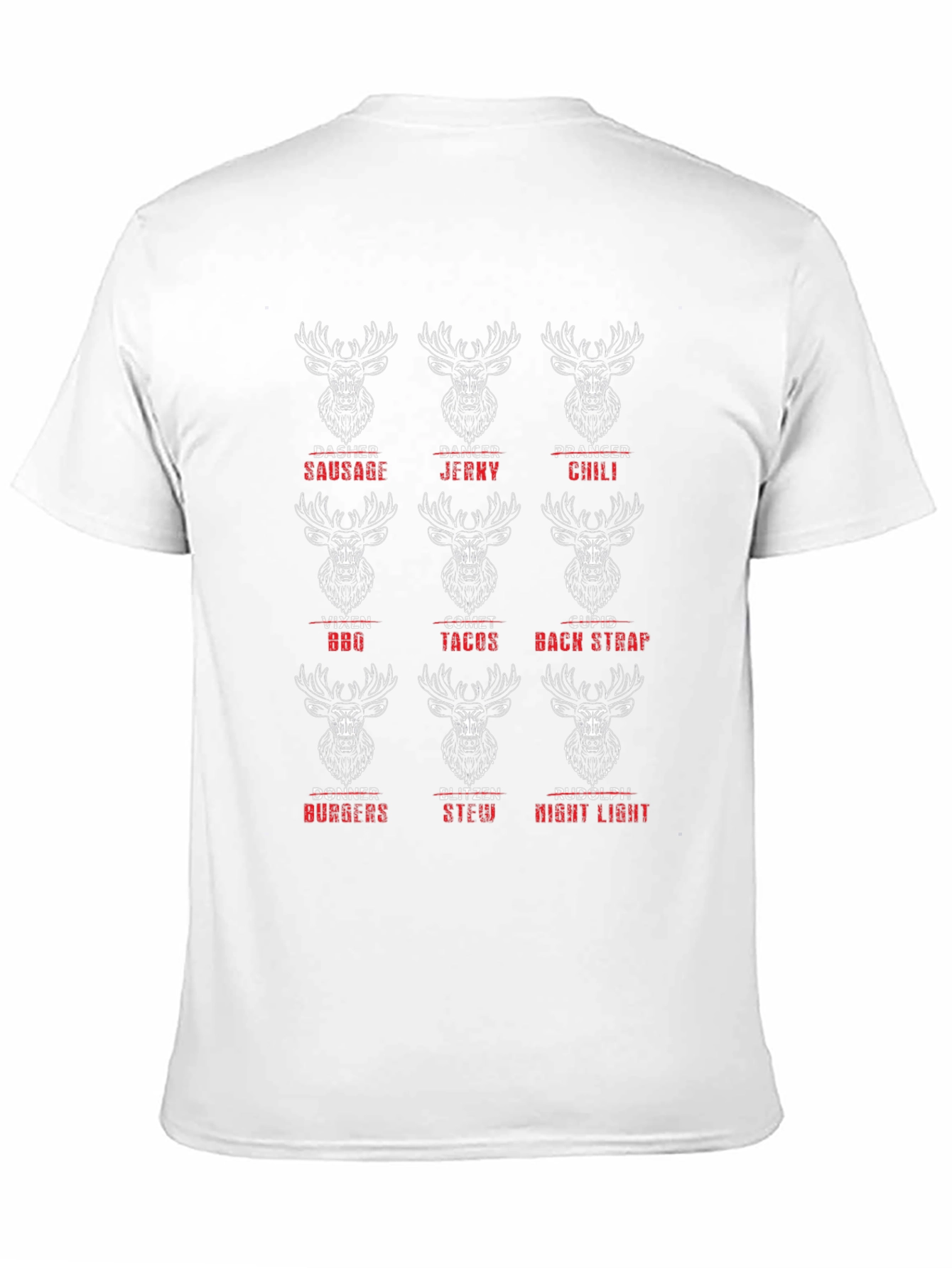 Funny Reindeer Meat Christmas T-Shirt