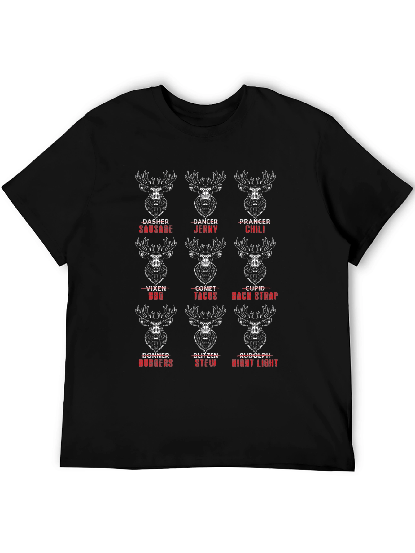 Funny Reindeer Meat Christmas T-Shirt