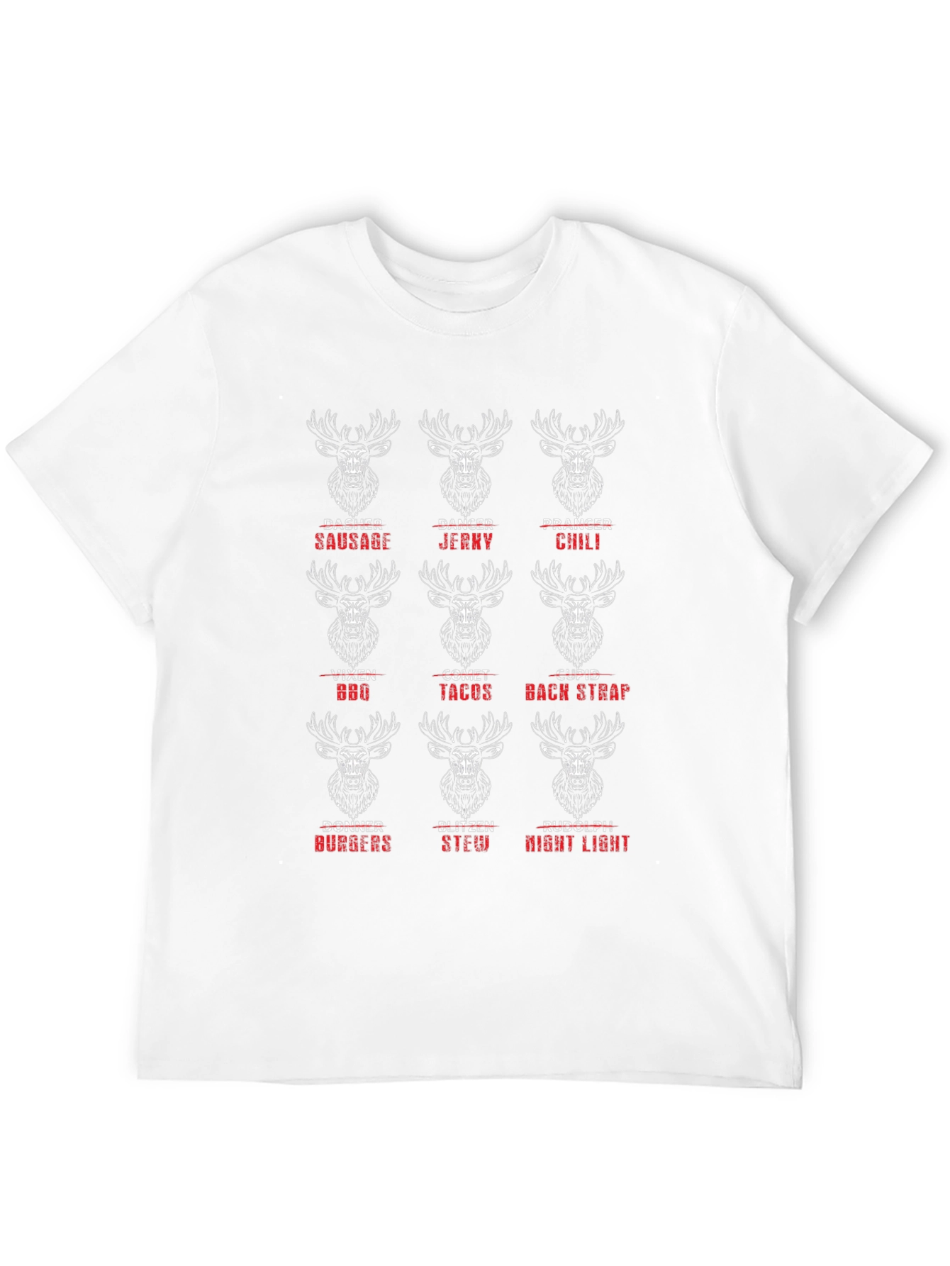 Funny Reindeer Meat Christmas T-Shirt
