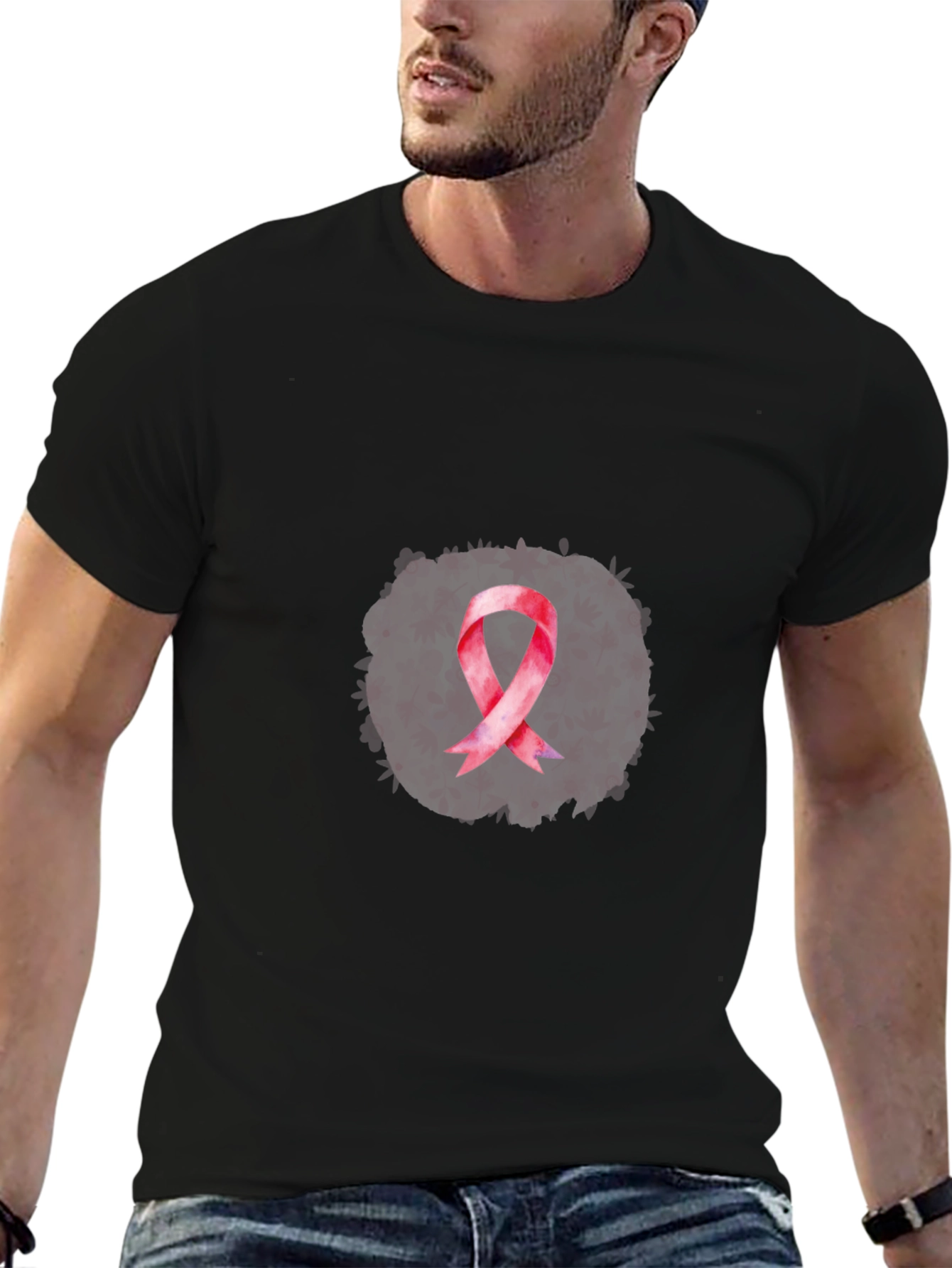 Ribbon Awareness Graphic T-Shirt