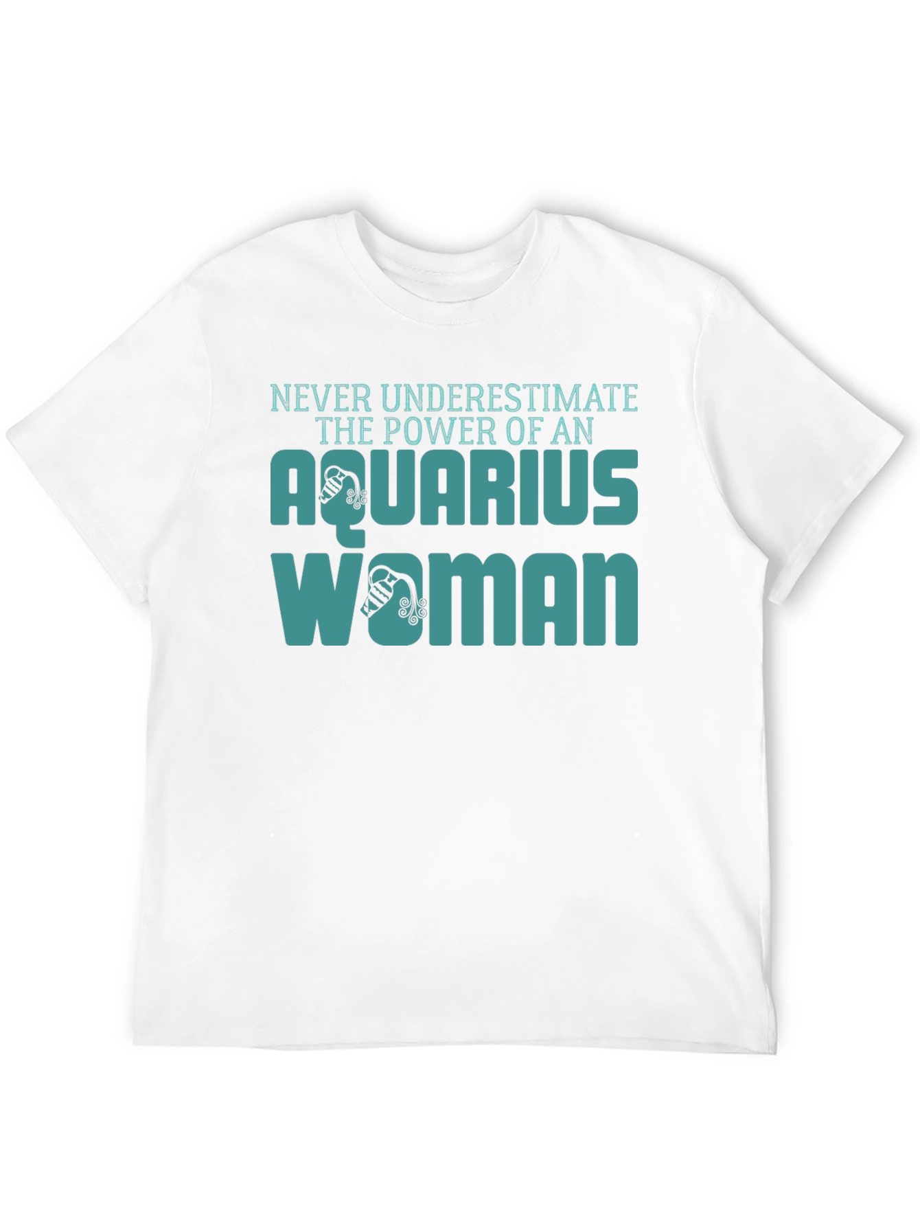 Aquarius Woman Black T-Shirt