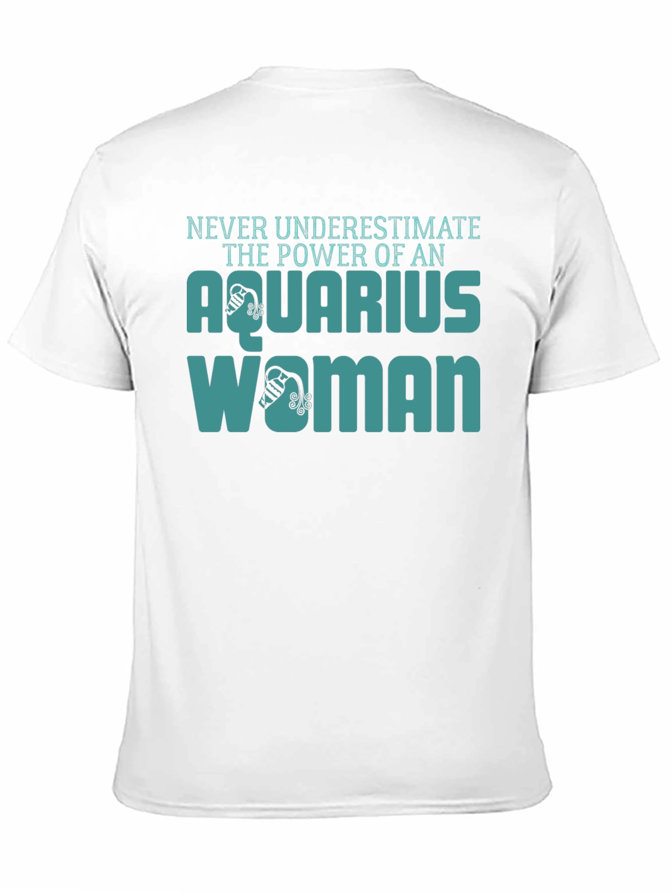 Aquarius Woman Black T-Shirt