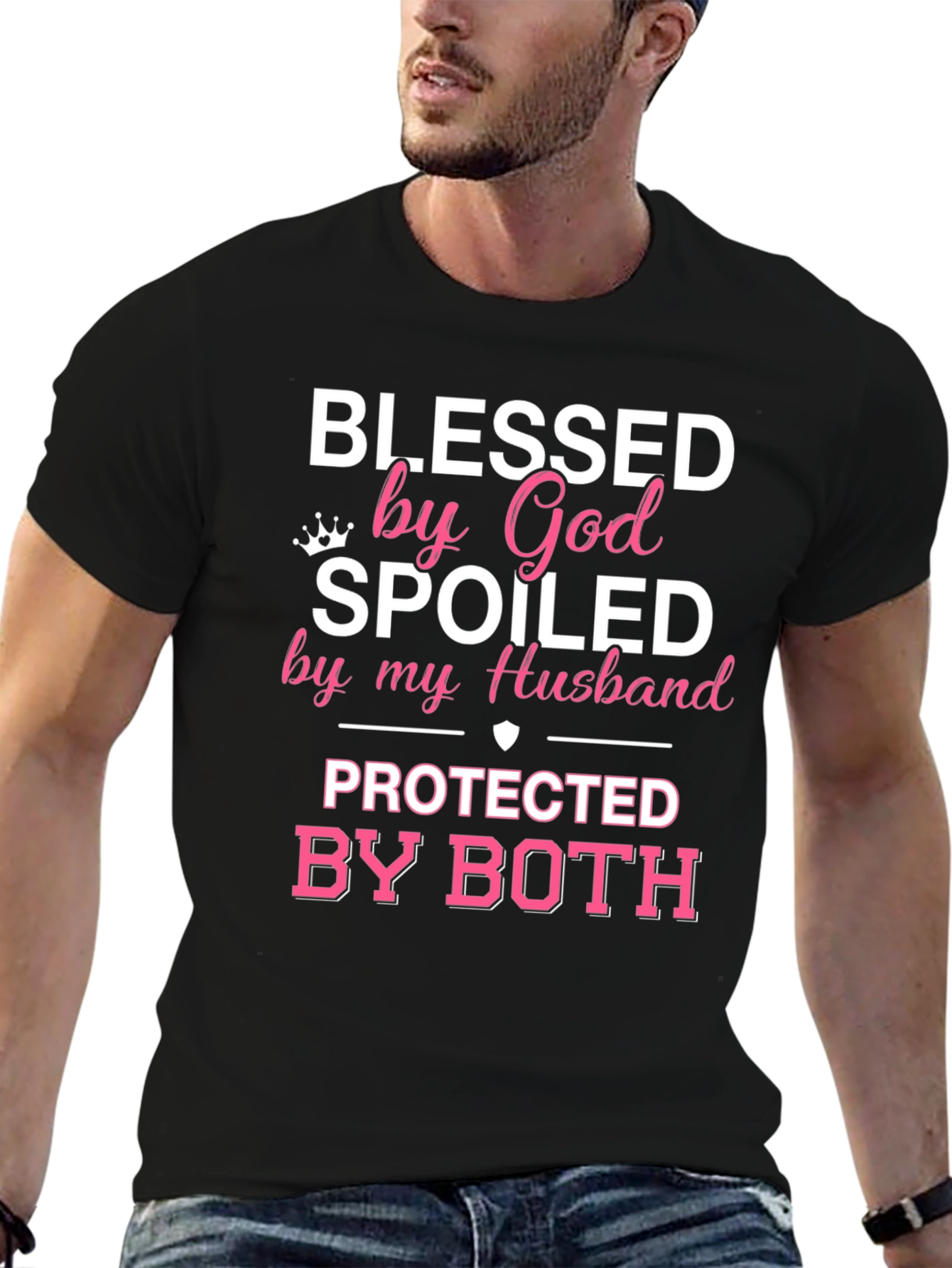 Blessed Spoiled Protected Graphic T-Shirt
