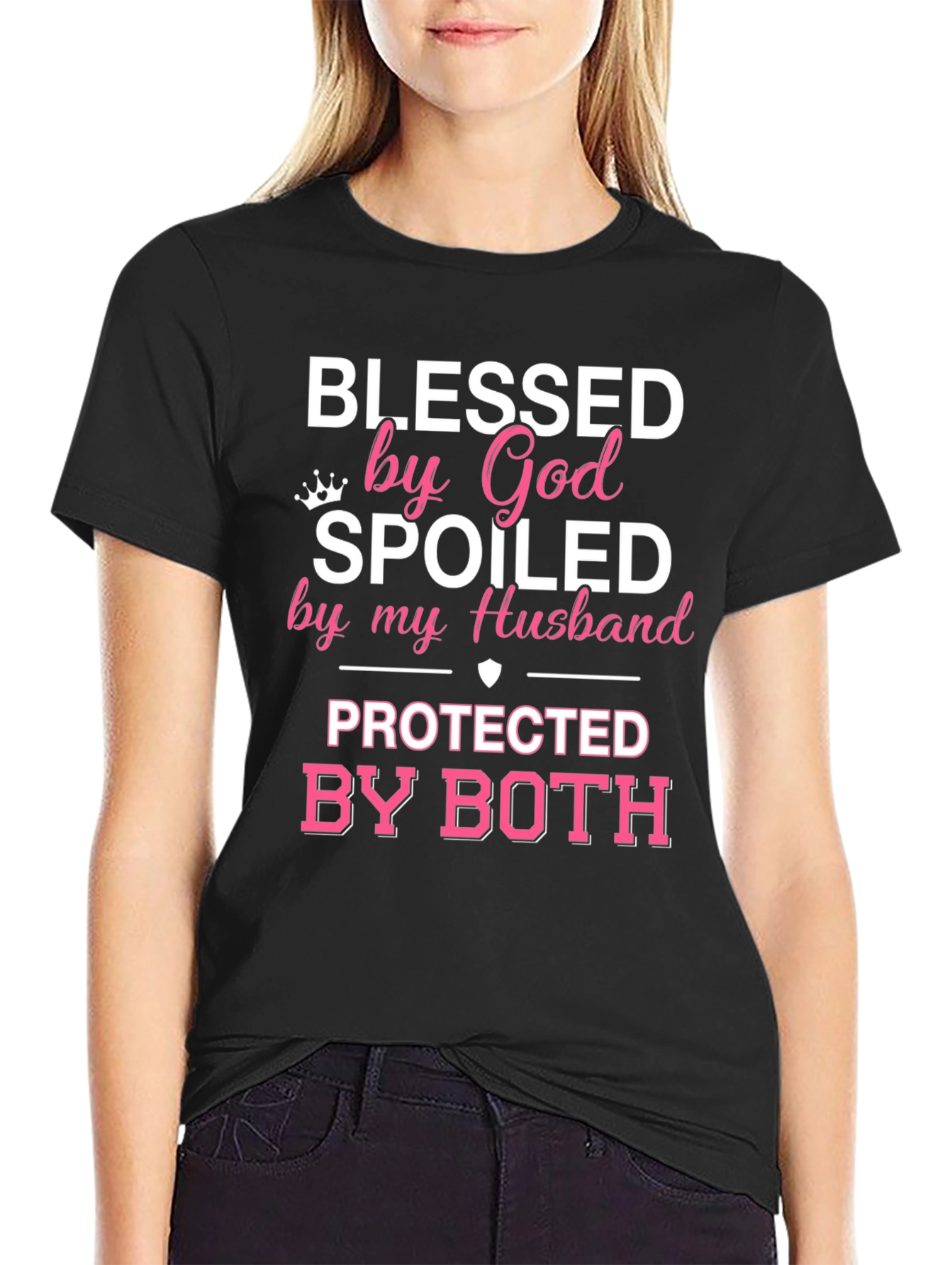 Blessed Spoiled Protected Graphic T-Shirt