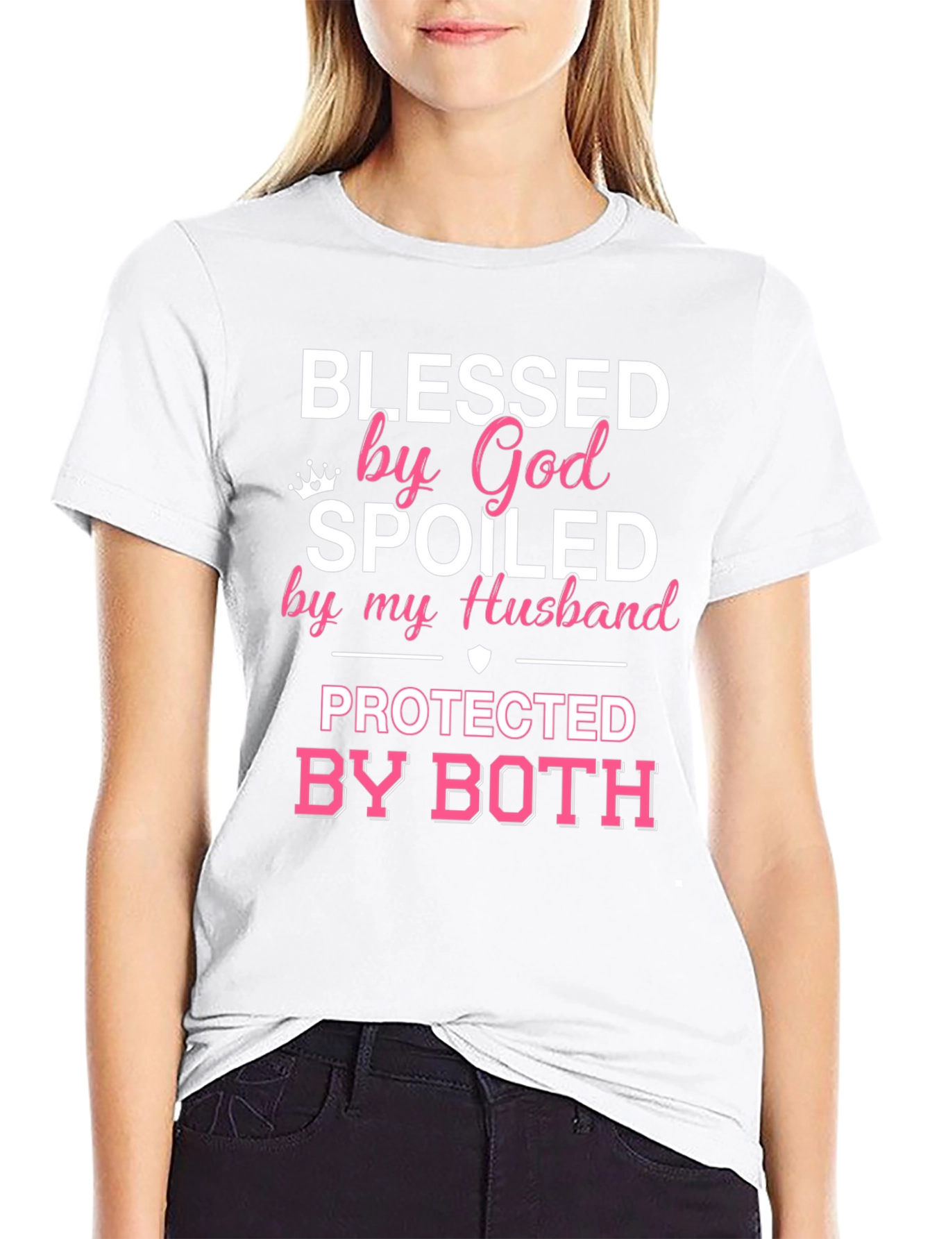 Blessed Spoiled Protected Graphic T-Shirt