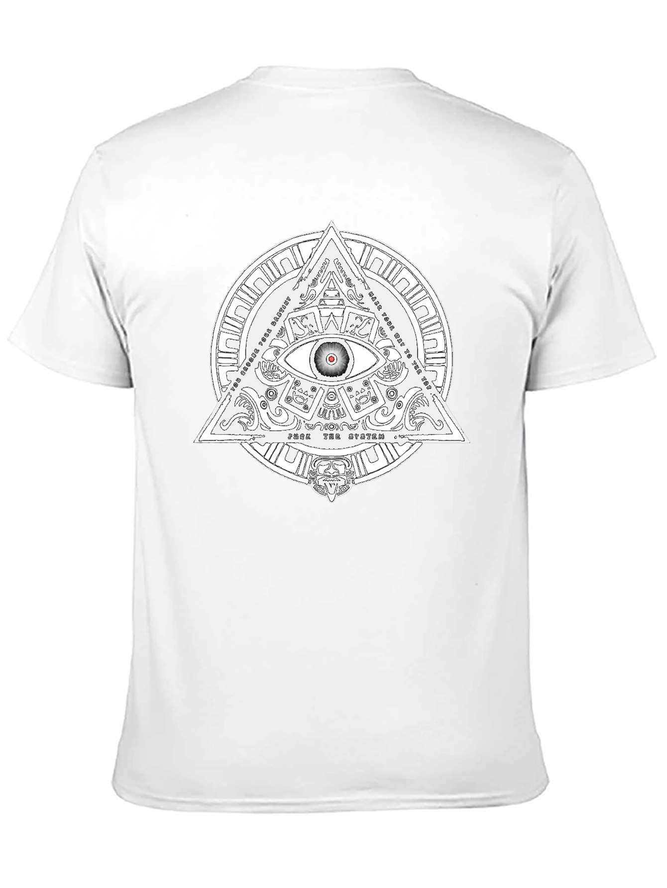 Illuminati Eye Graphic T-Shirt - Black Cotton Tee