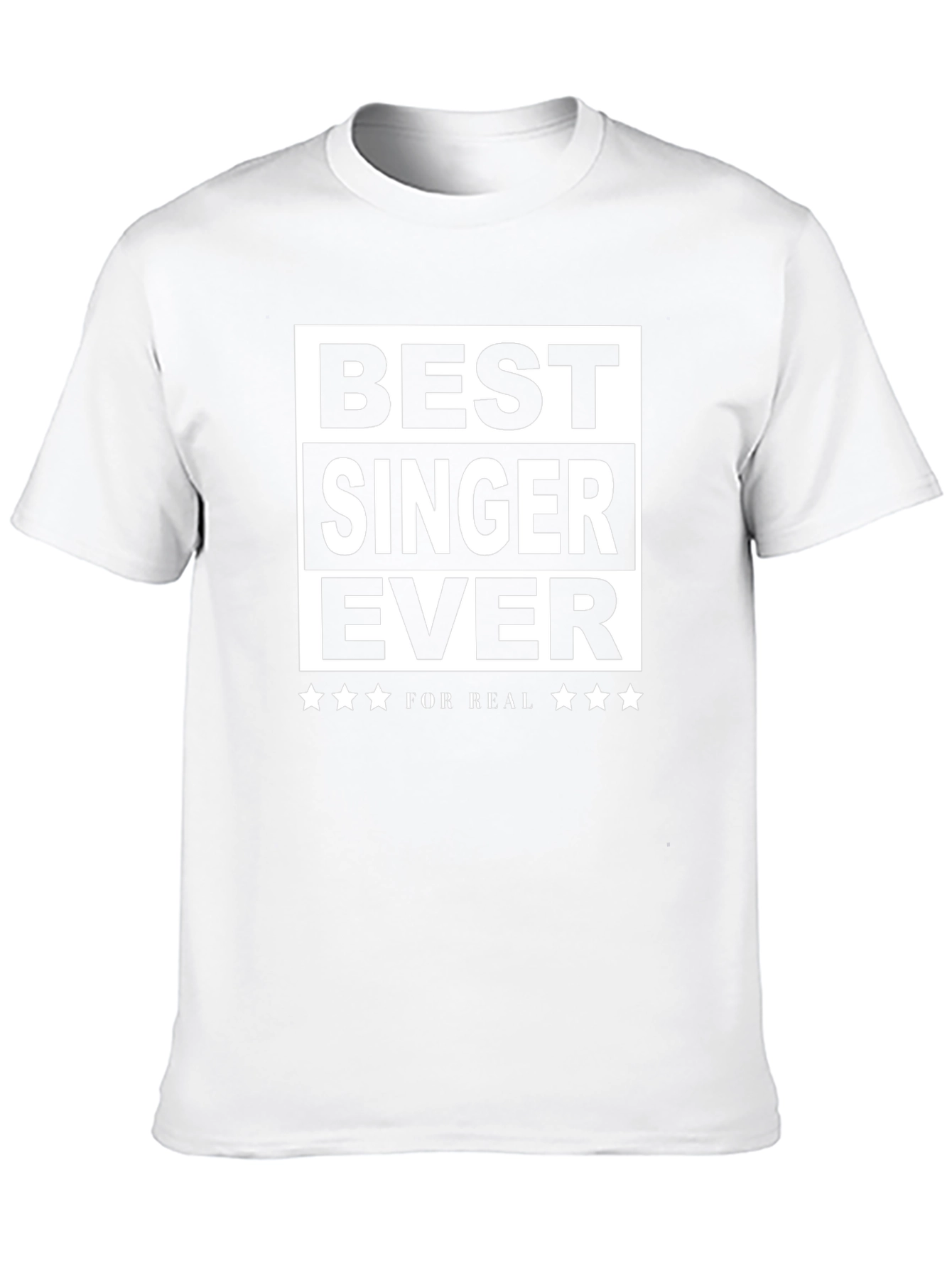 Best Singer Ever Graphic Tee - Black Cotton T-Shirt