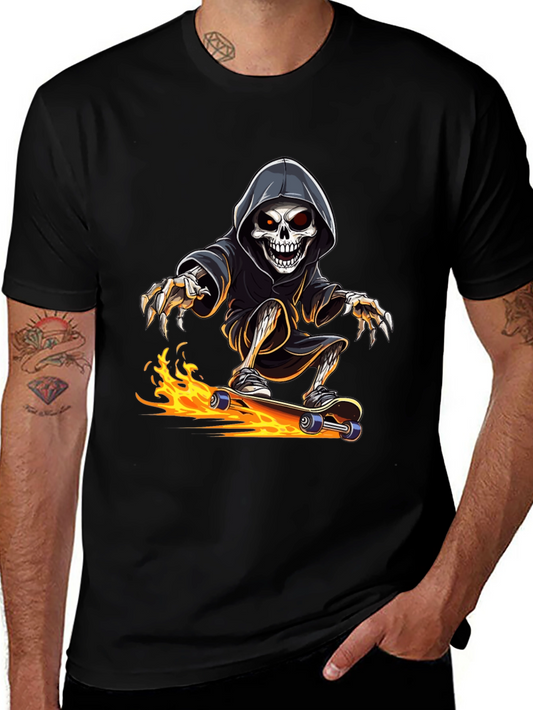 Grim Reaper Skateboard Graphic Tee