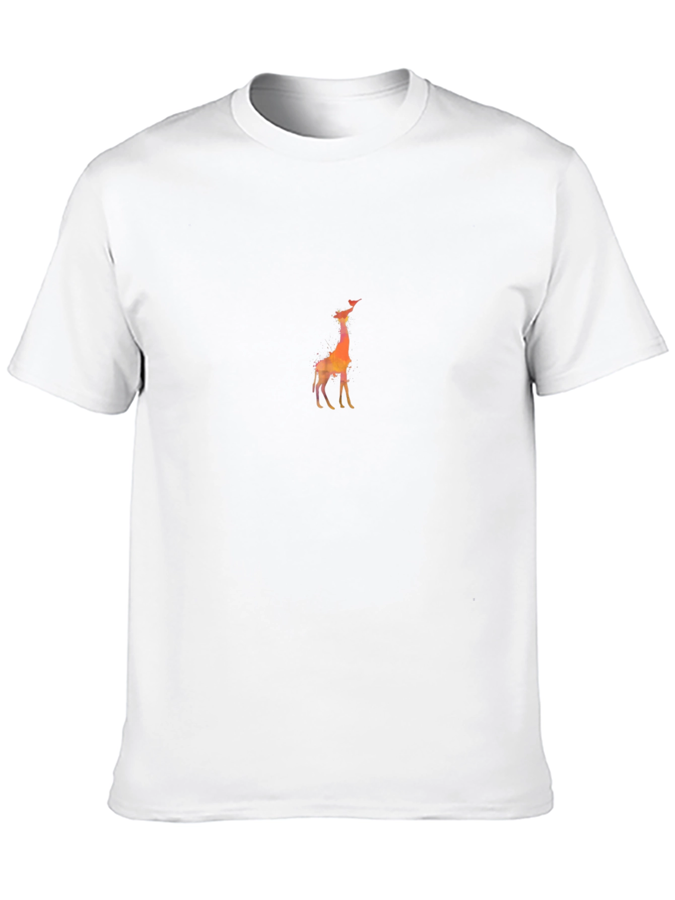 Giraffe & Bird Graphic Tee - Black