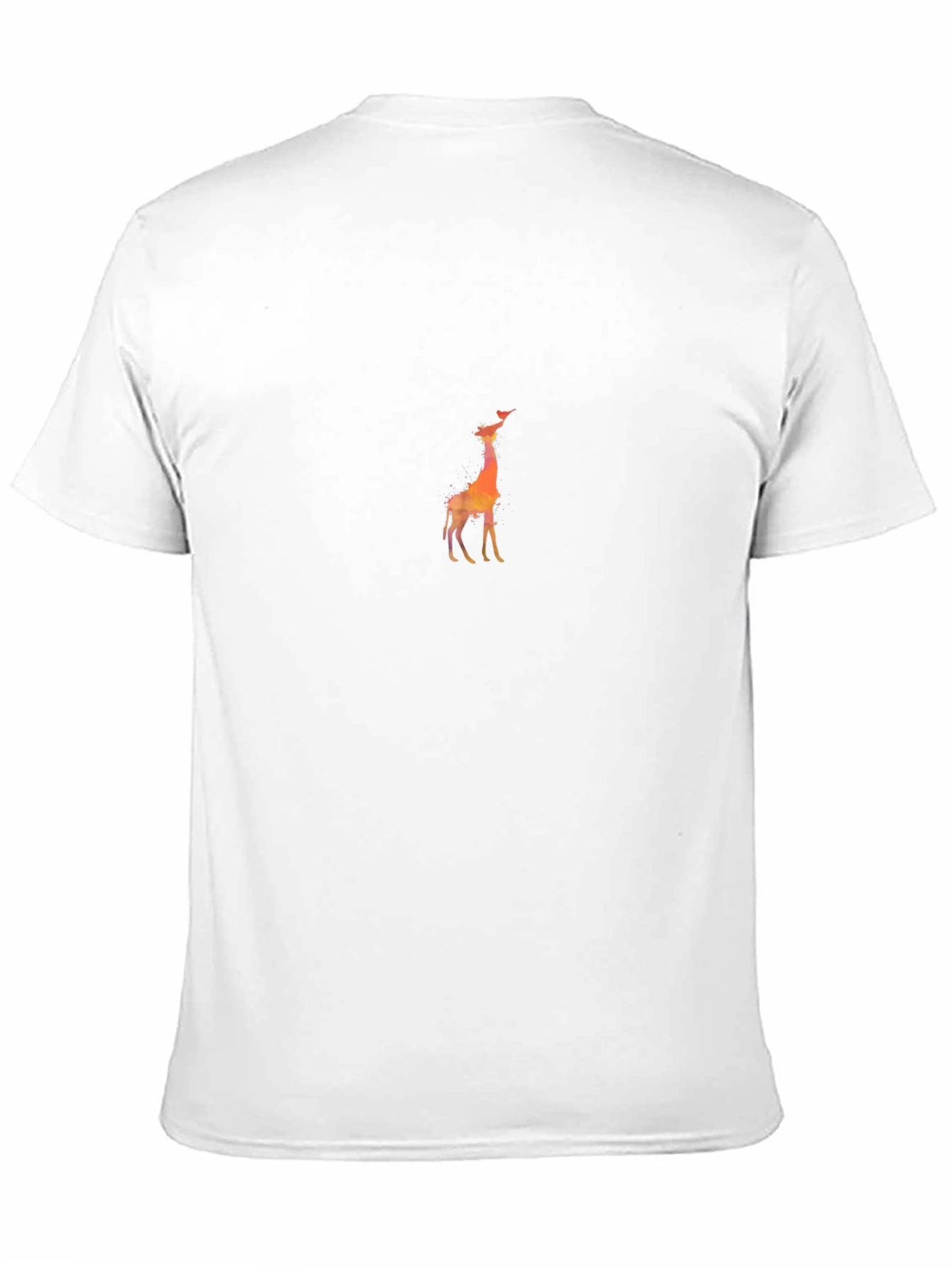 Giraffe & Bird Graphic Tee - Black