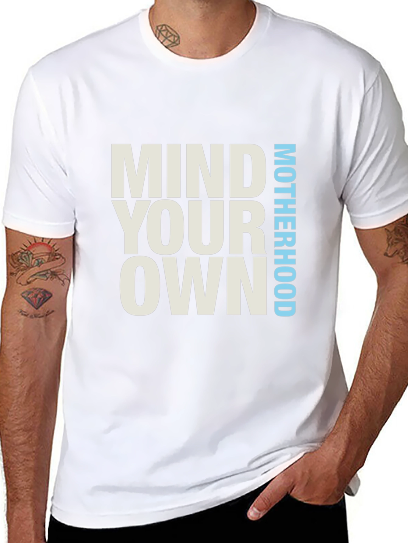 Mind Your Own Motherhood Black T-Shirt