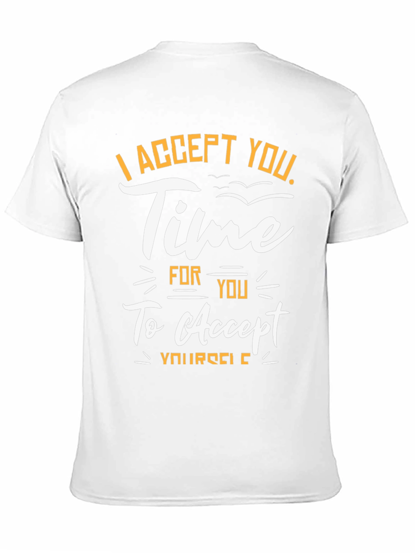 I Accept You Graphic Tee - Black