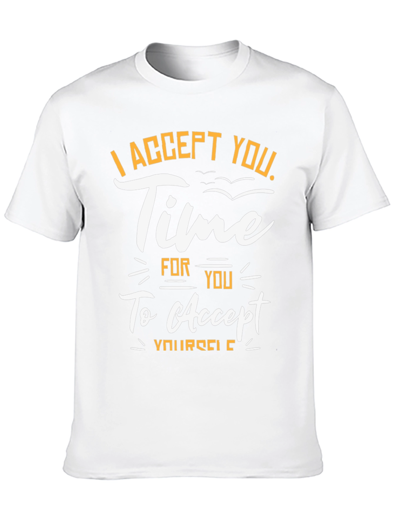 I Accept You Graphic Tee - Black