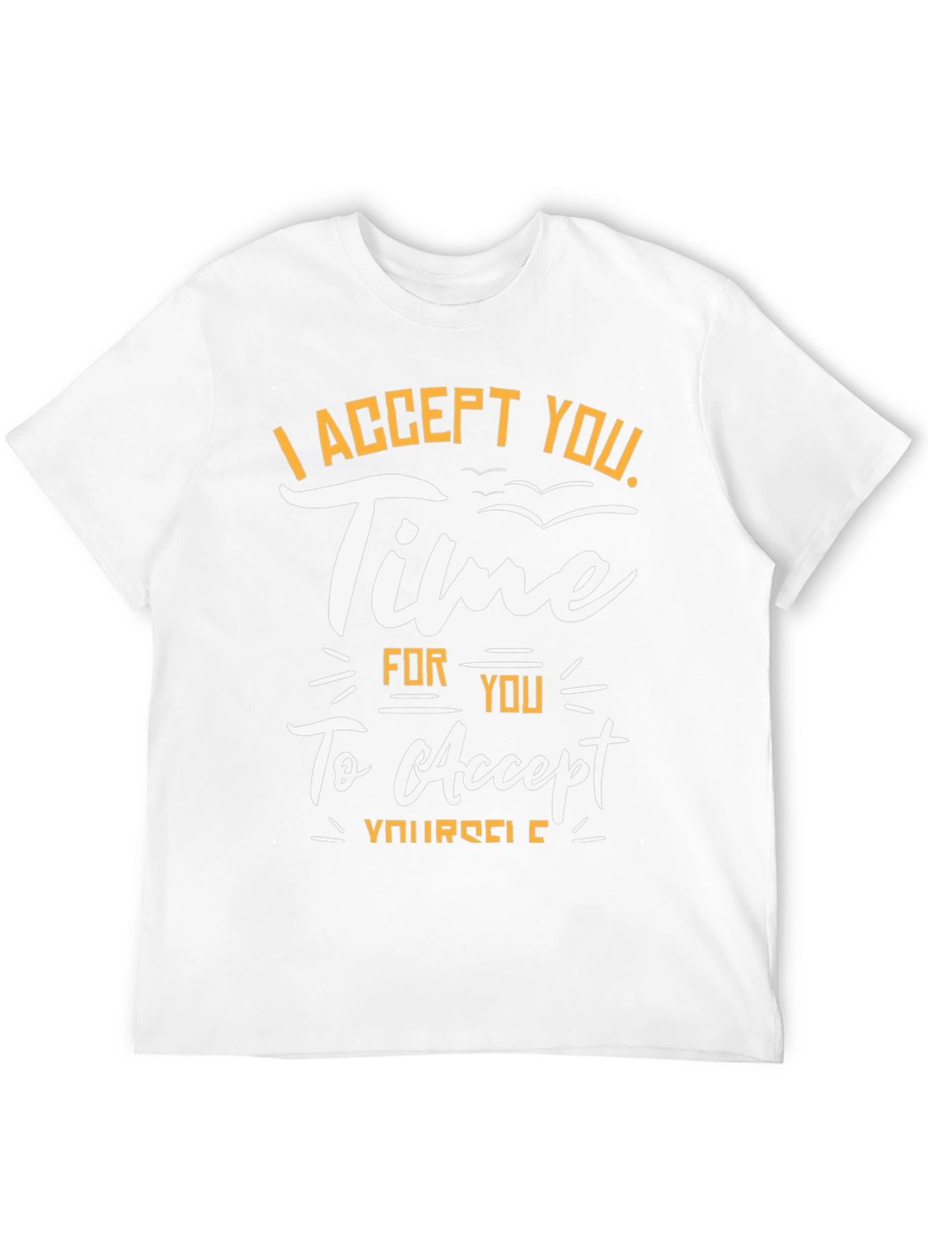 I Accept You Graphic Tee - Black