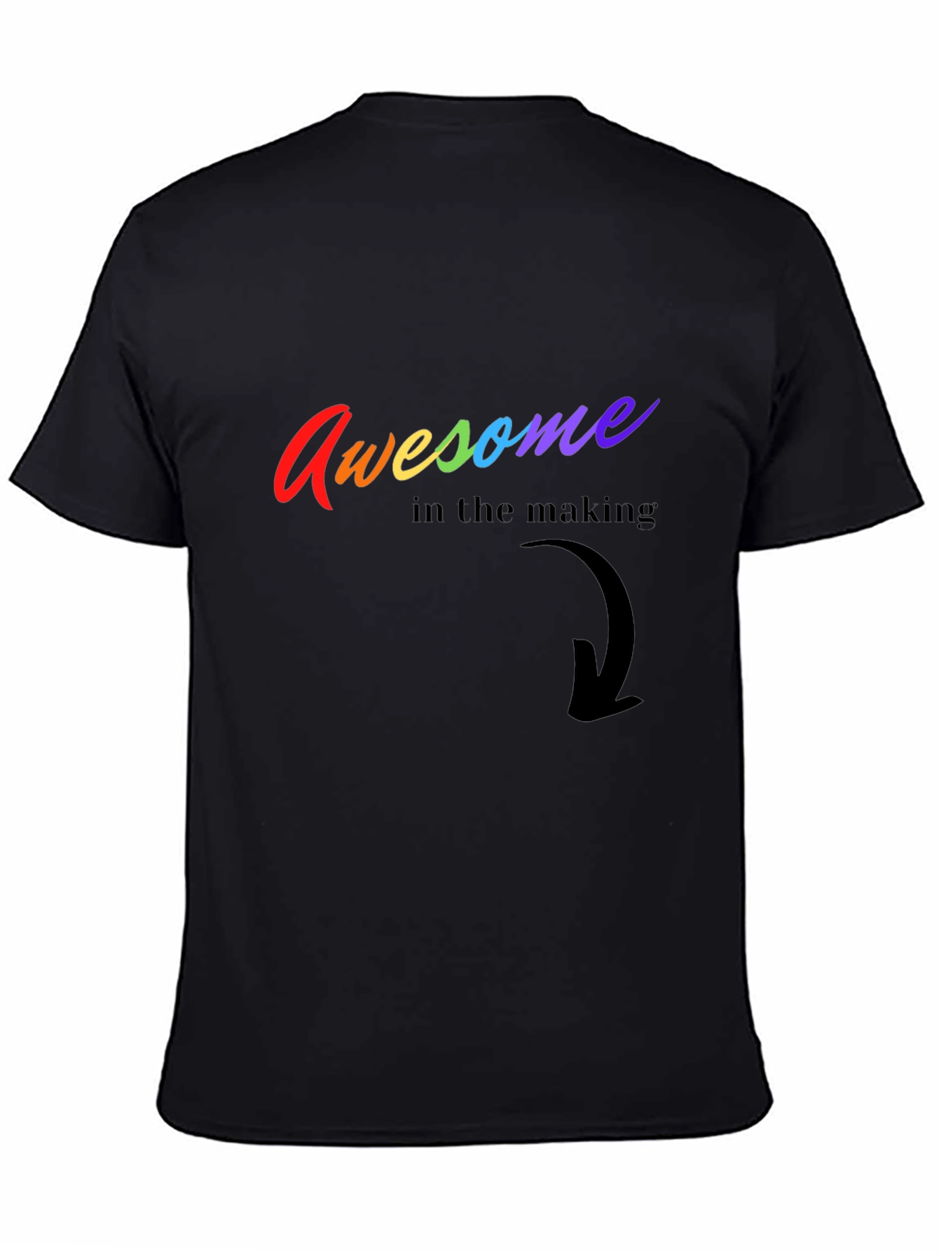 Awesome in the Making Rainbow Graphic Tee