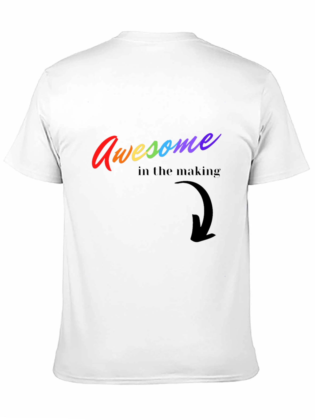 Awesome in the Making Rainbow Graphic Tee