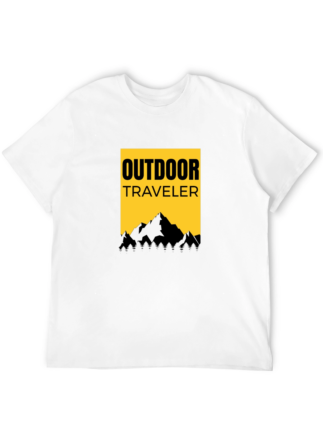 Outdoor Traveler Graphic Tee - Black