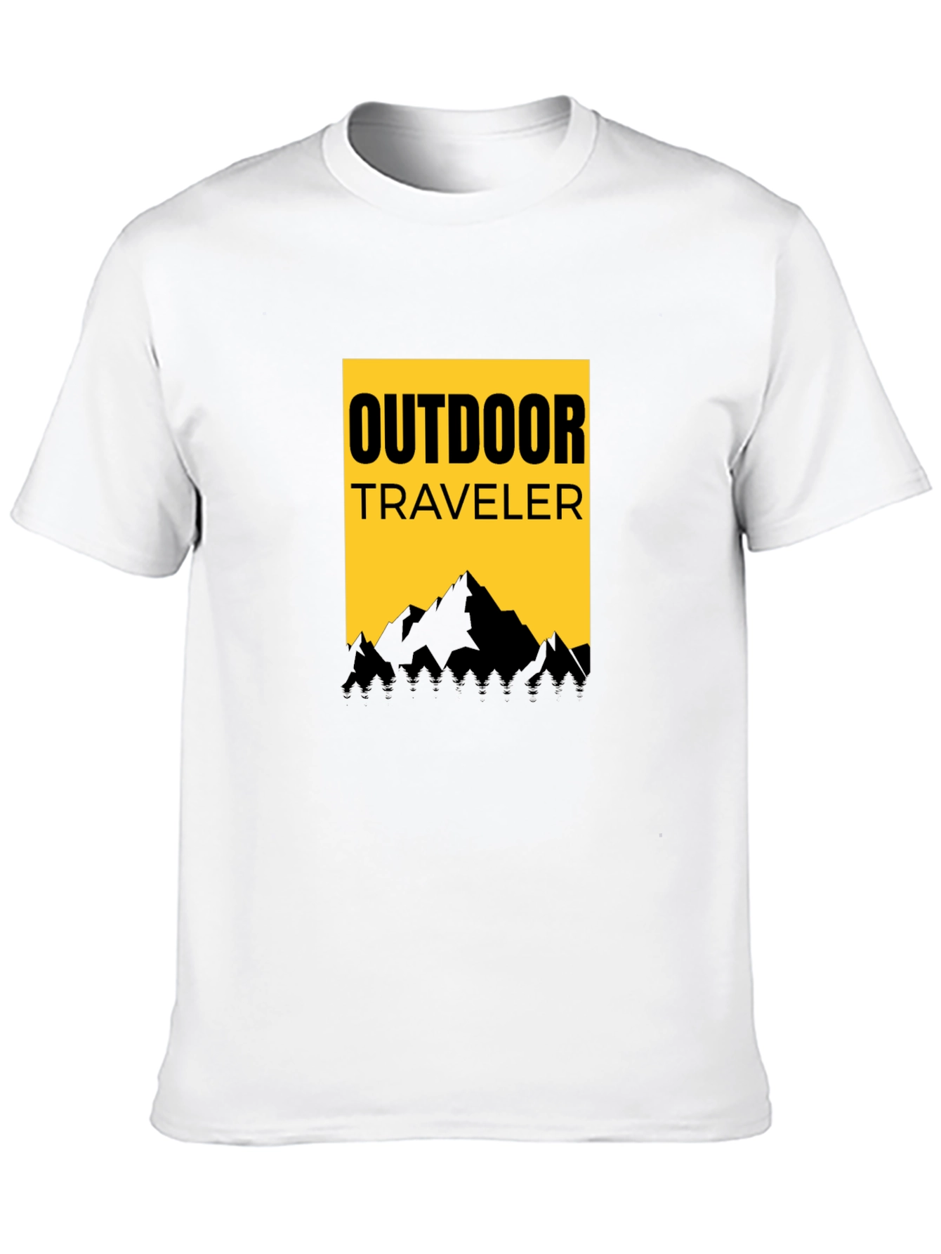 Outdoor Traveler Graphic Tee - Black