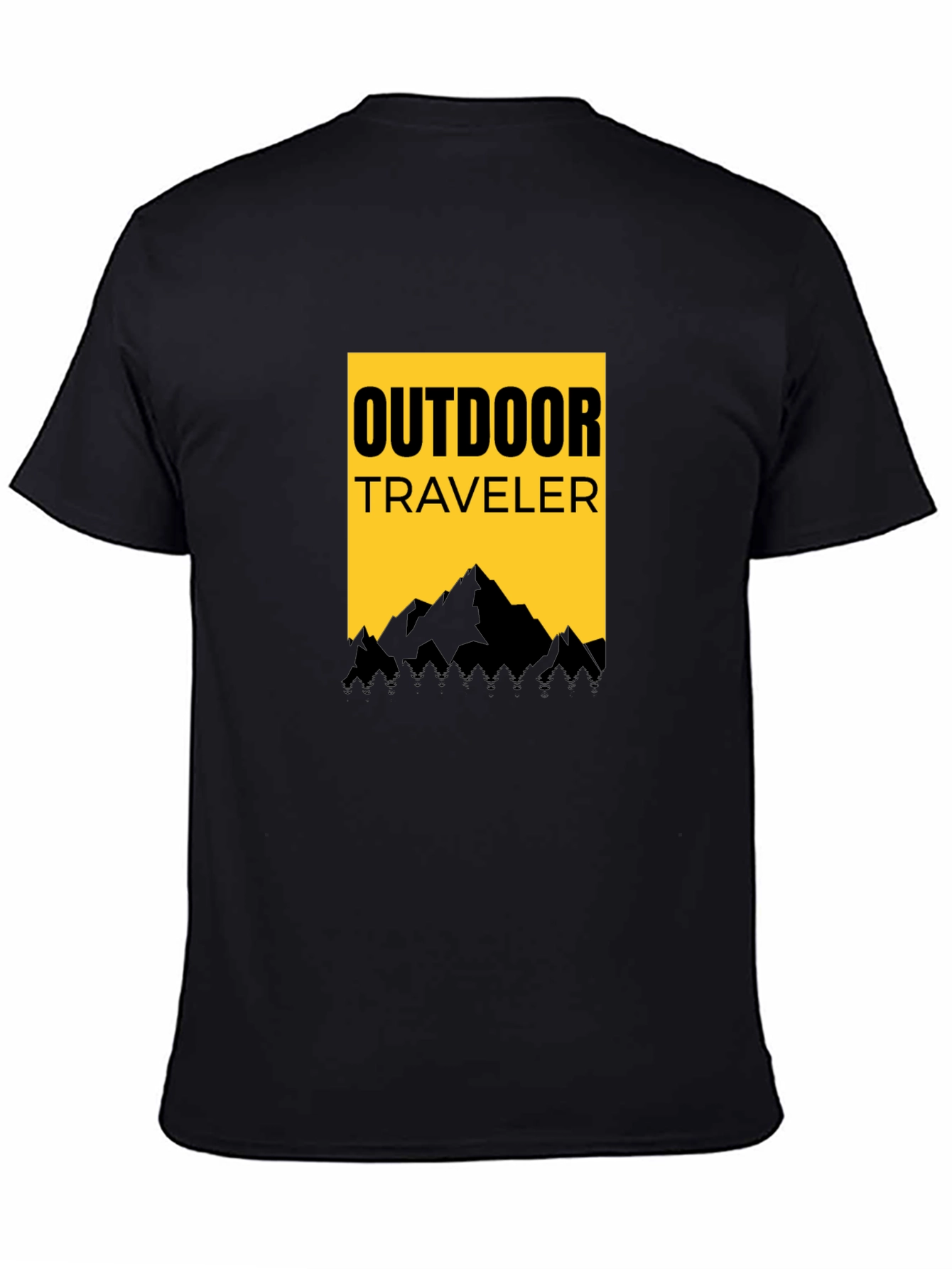 Outdoor Traveler Graphic Tee - Black