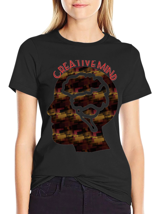 Creative Mind Graphic Tee - Black