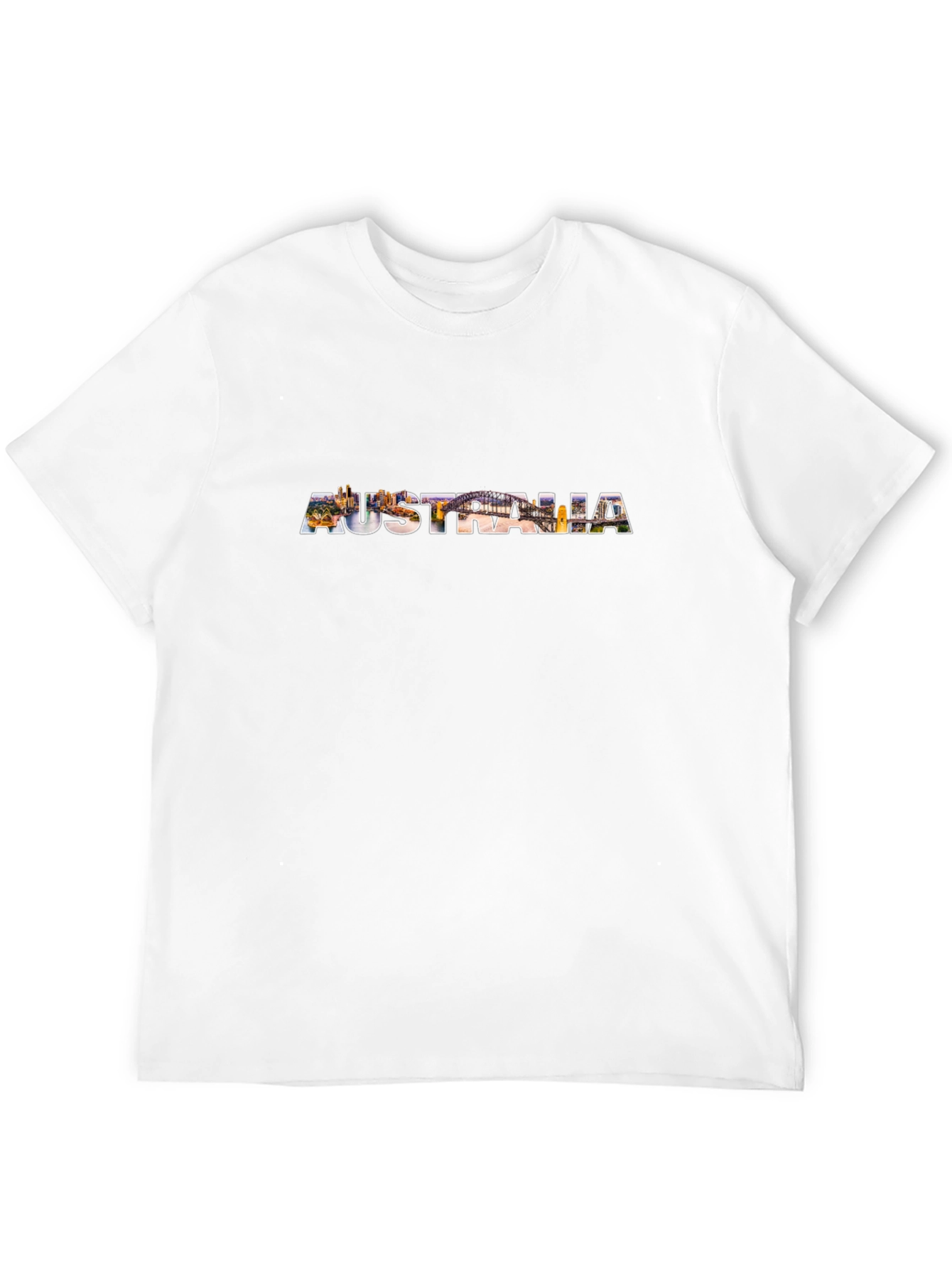 Australia Skyline Black T-Shirt