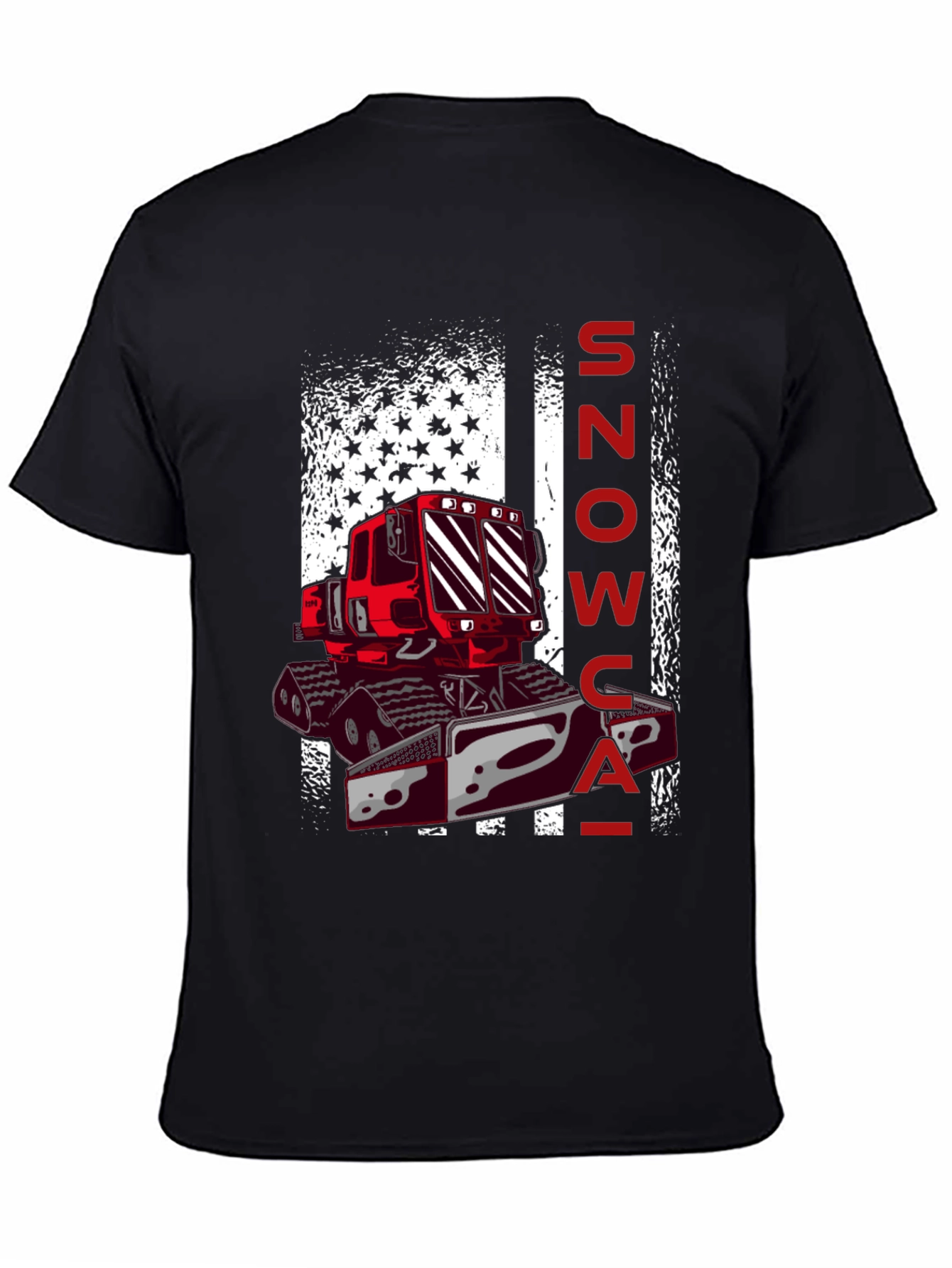 Snowcat American Flag Graphic Tee