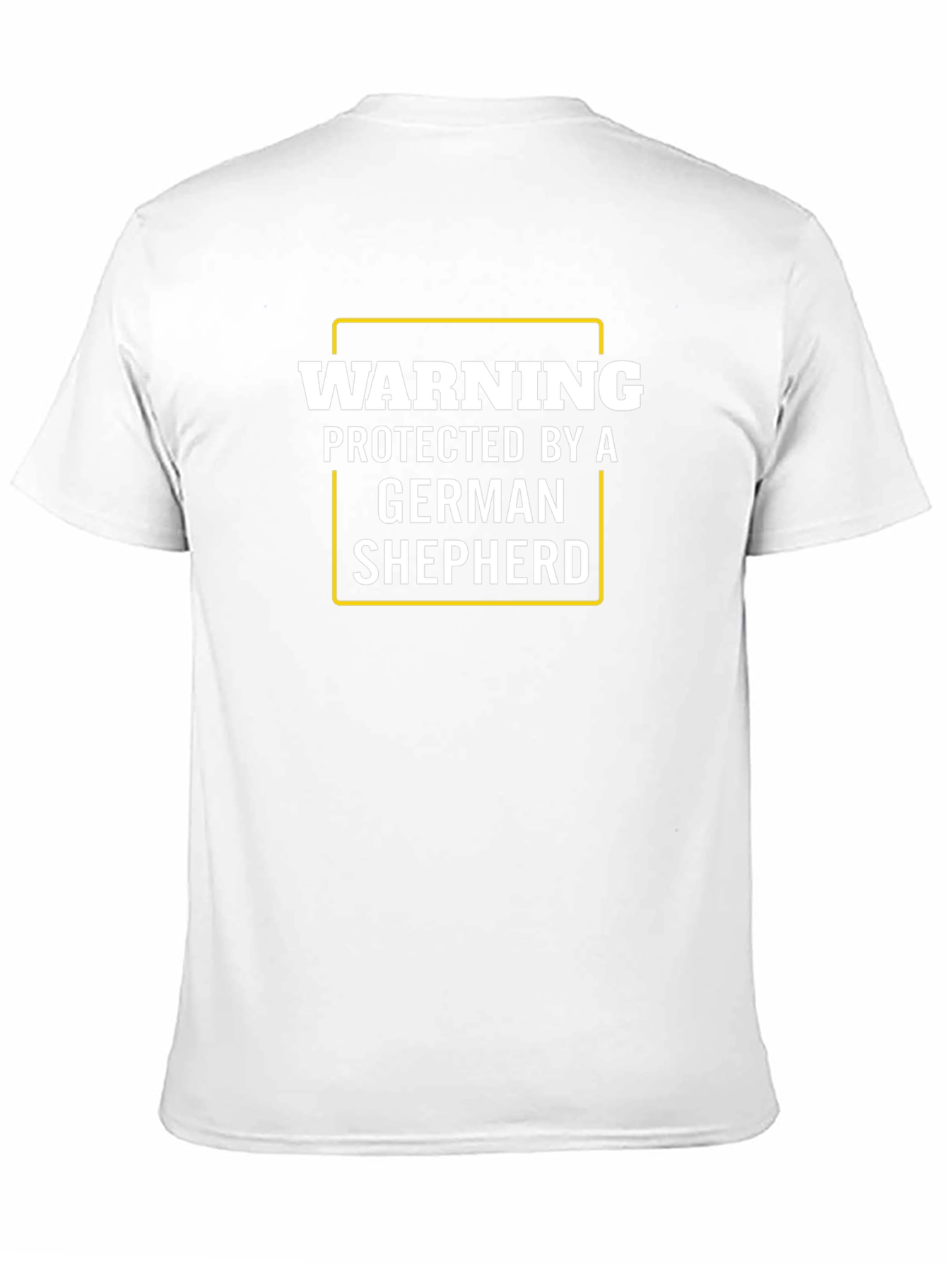 Warning Protected by German Shepherd T-Shirt