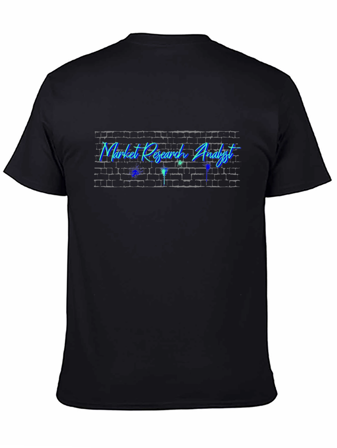 Market Research Analyst Graphic Tee - Black