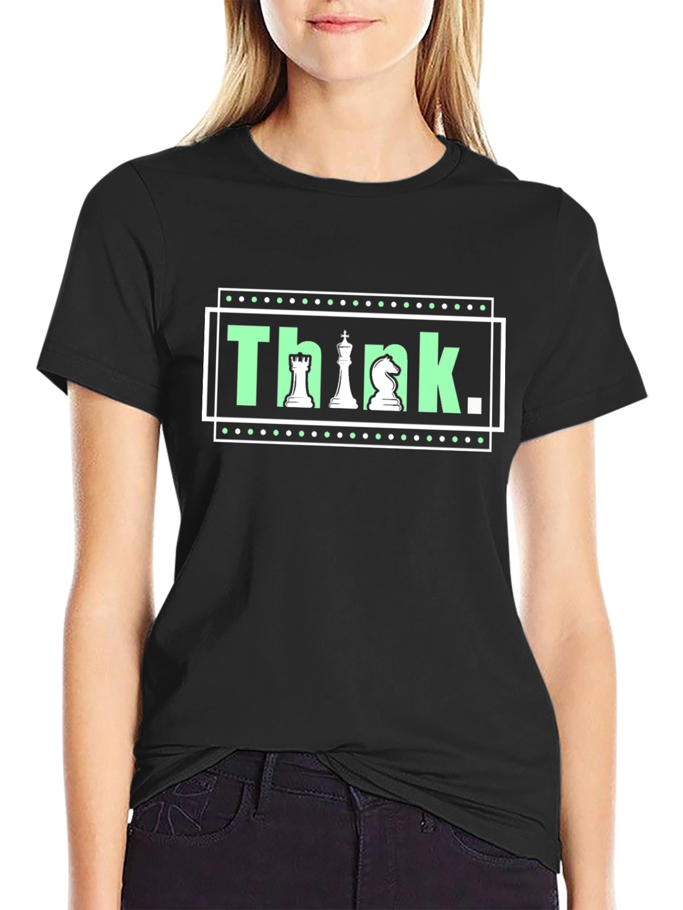 Think Chess Graphic T-Shirt - Stylish and Clever Design