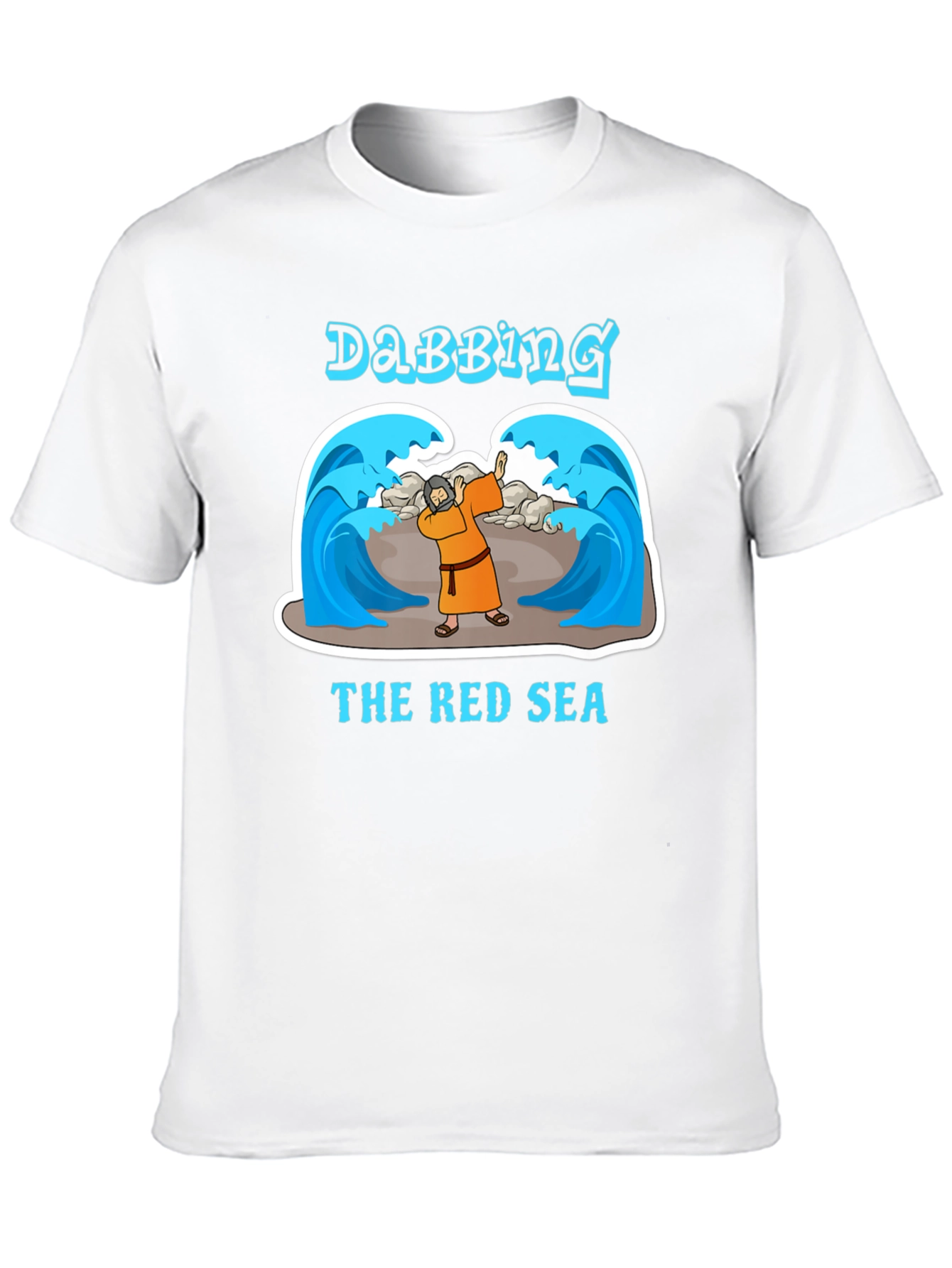 Dabbing the Red Sea T-Shirt - Funny Moses Tee