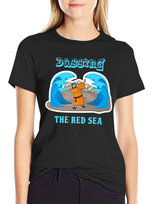 Dabbing the Red Sea T-Shirt - Funny Moses Tee