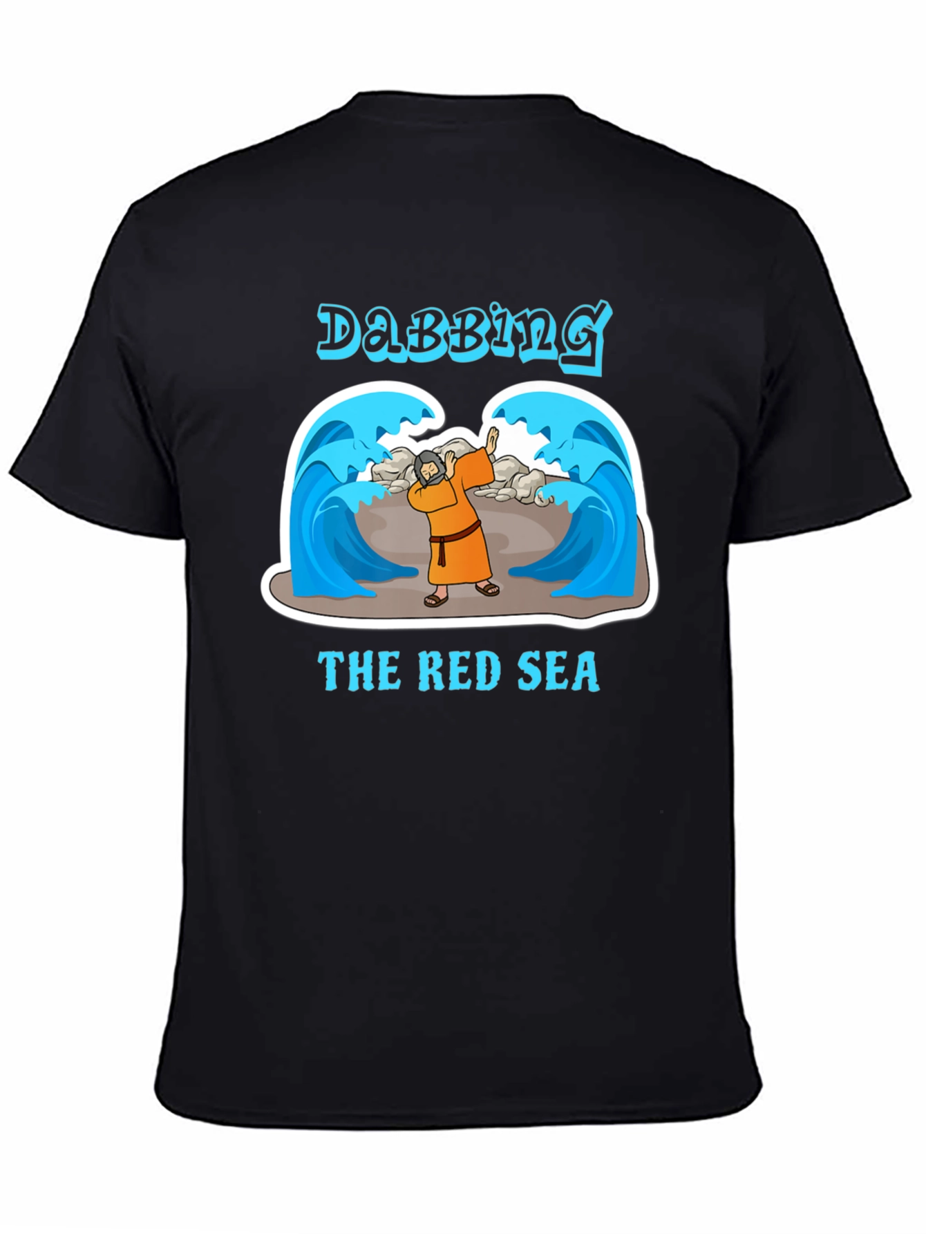 Dabbing the Red Sea T-Shirt - Funny Moses Tee
