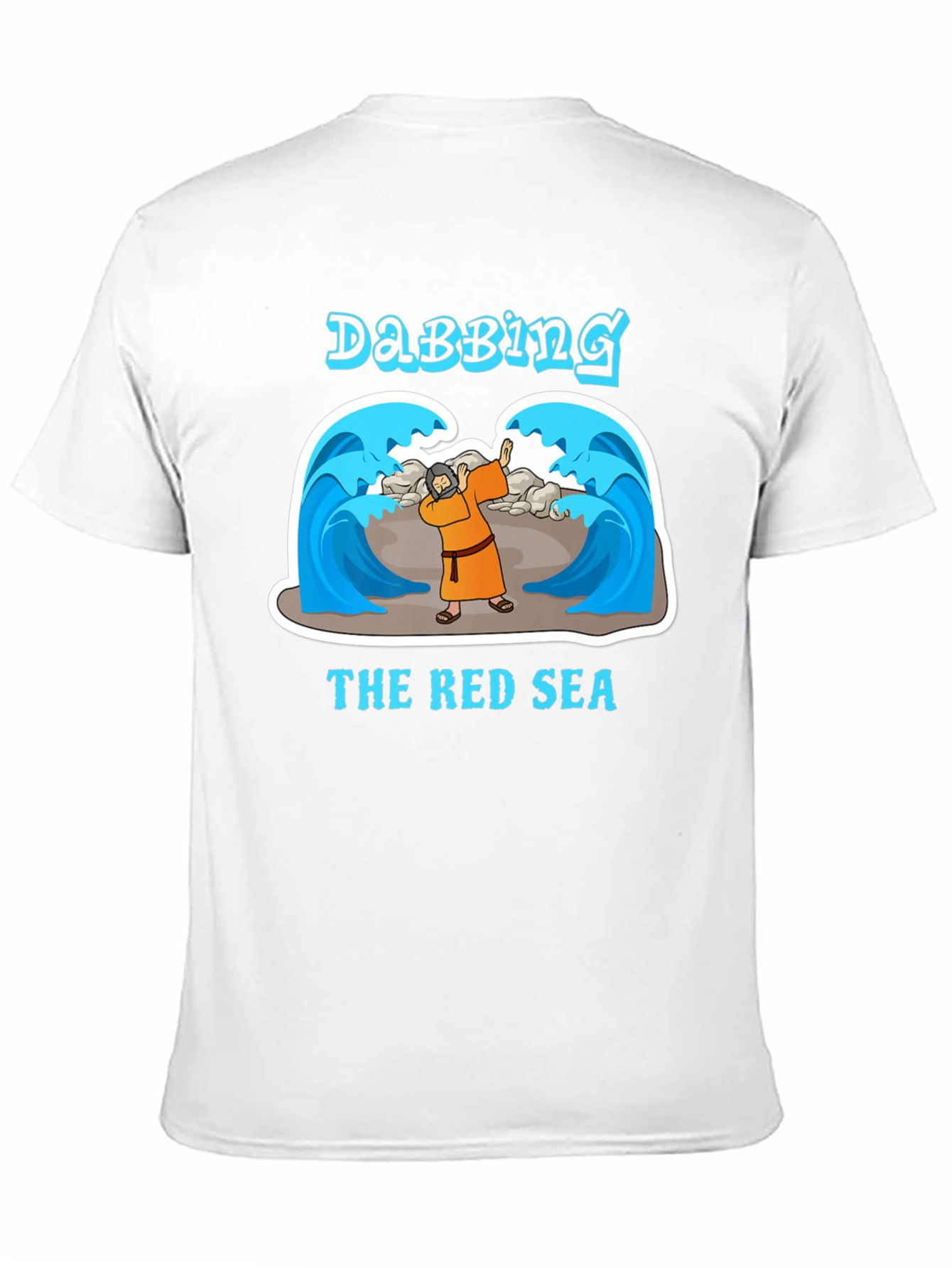 Dabbing the Red Sea T-Shirt - Funny Moses Tee