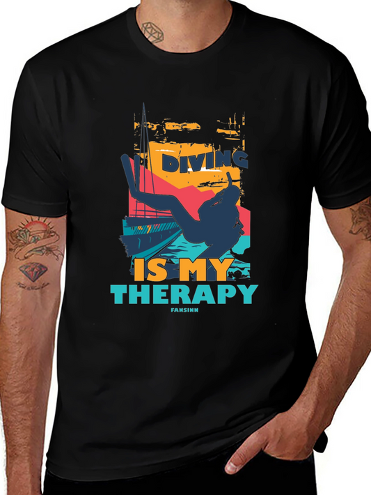 Diving is my Therapy Graphic Tee