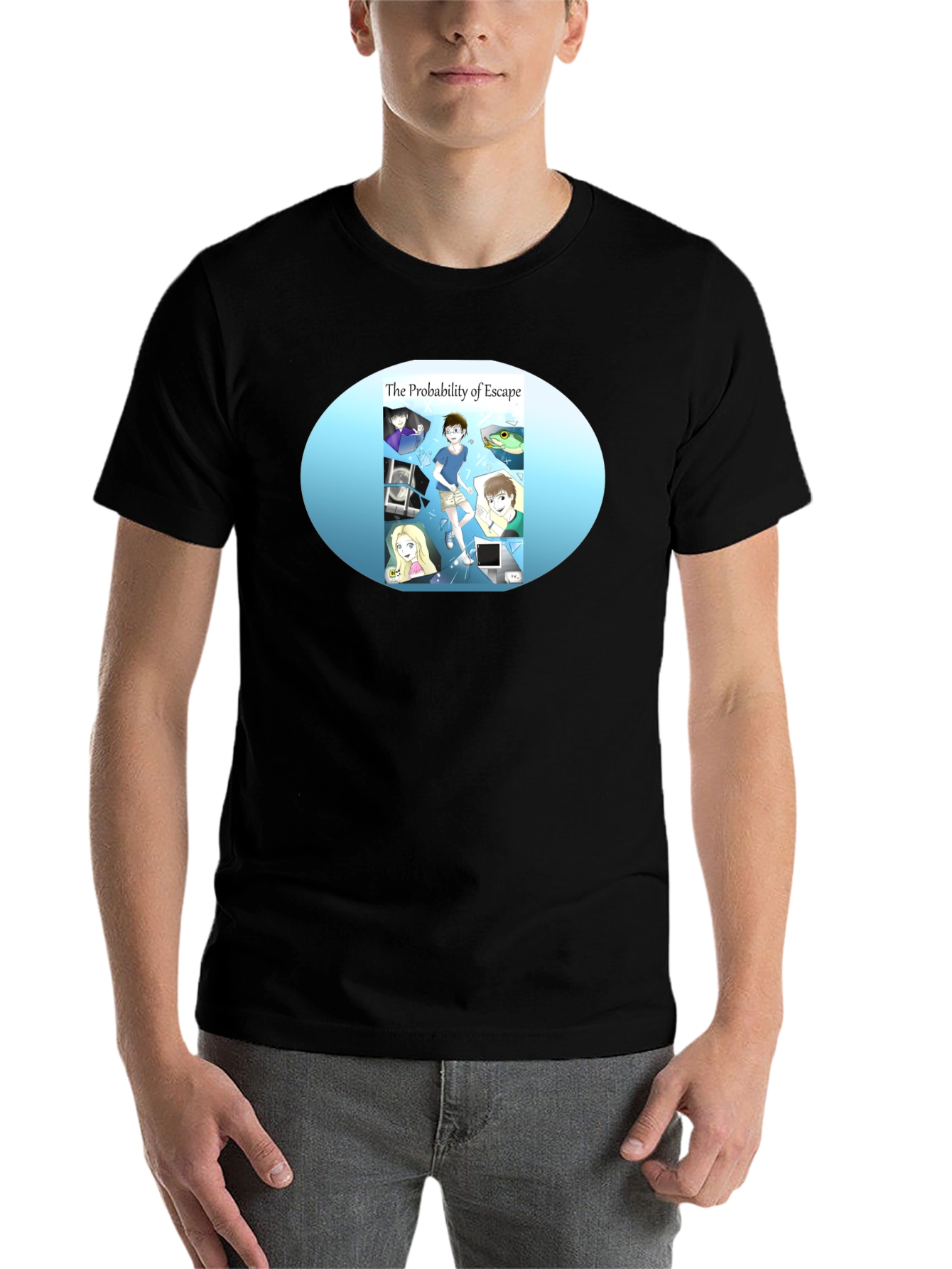 Probability of Escape Black Tee