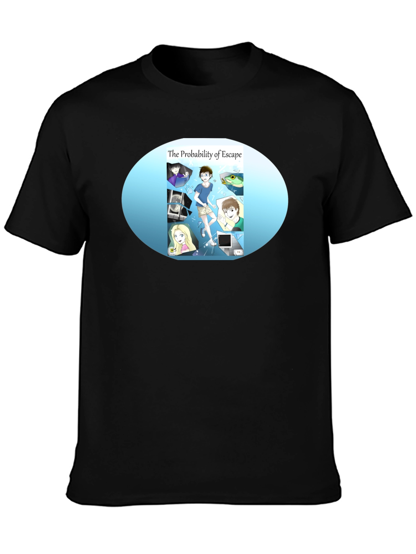 Probability of Escape Black Tee