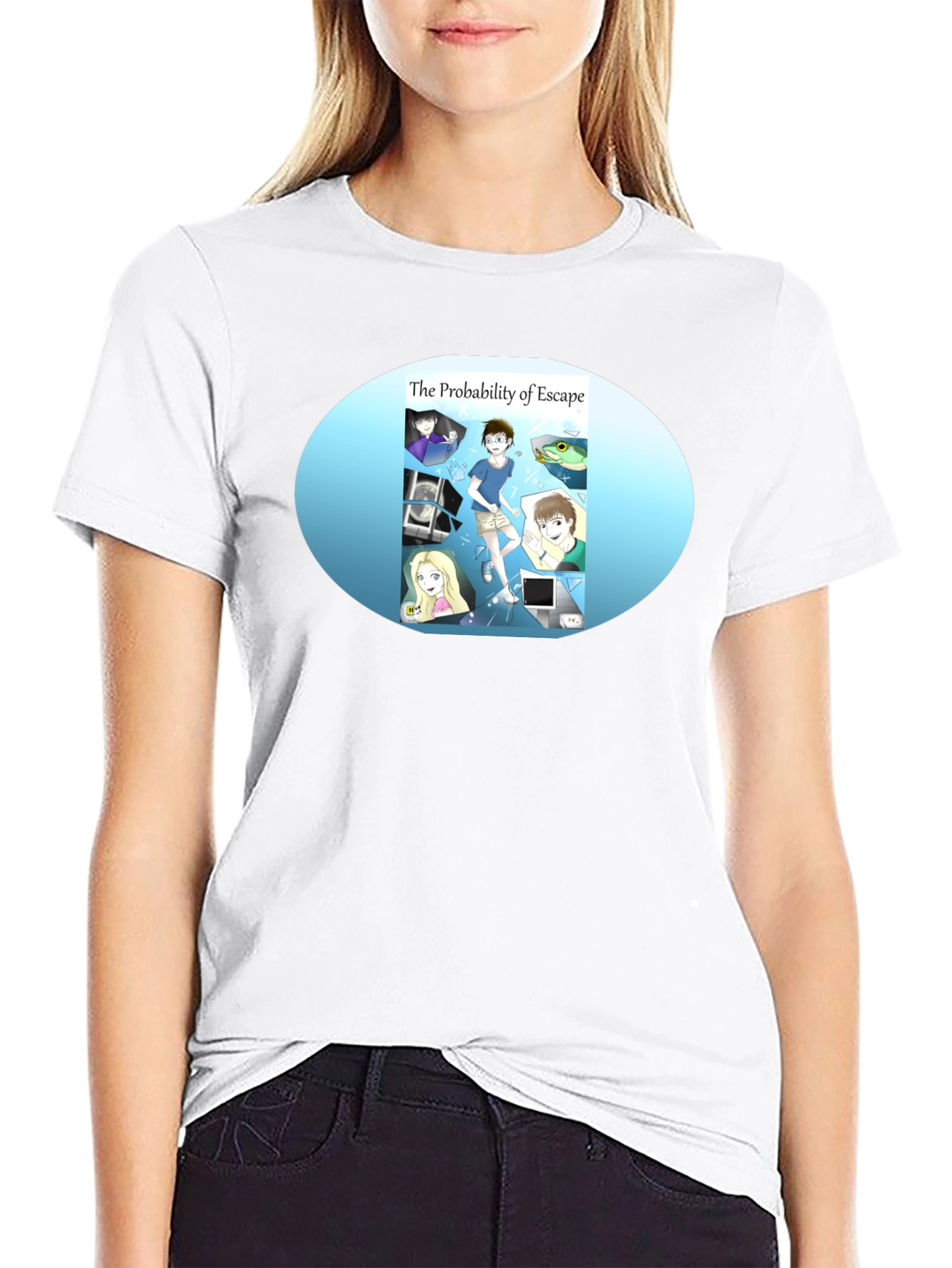 Probability of Escape Black Tee