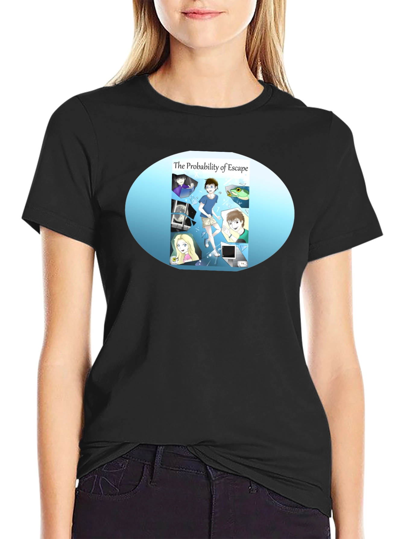 Probability of Escape Black Tee