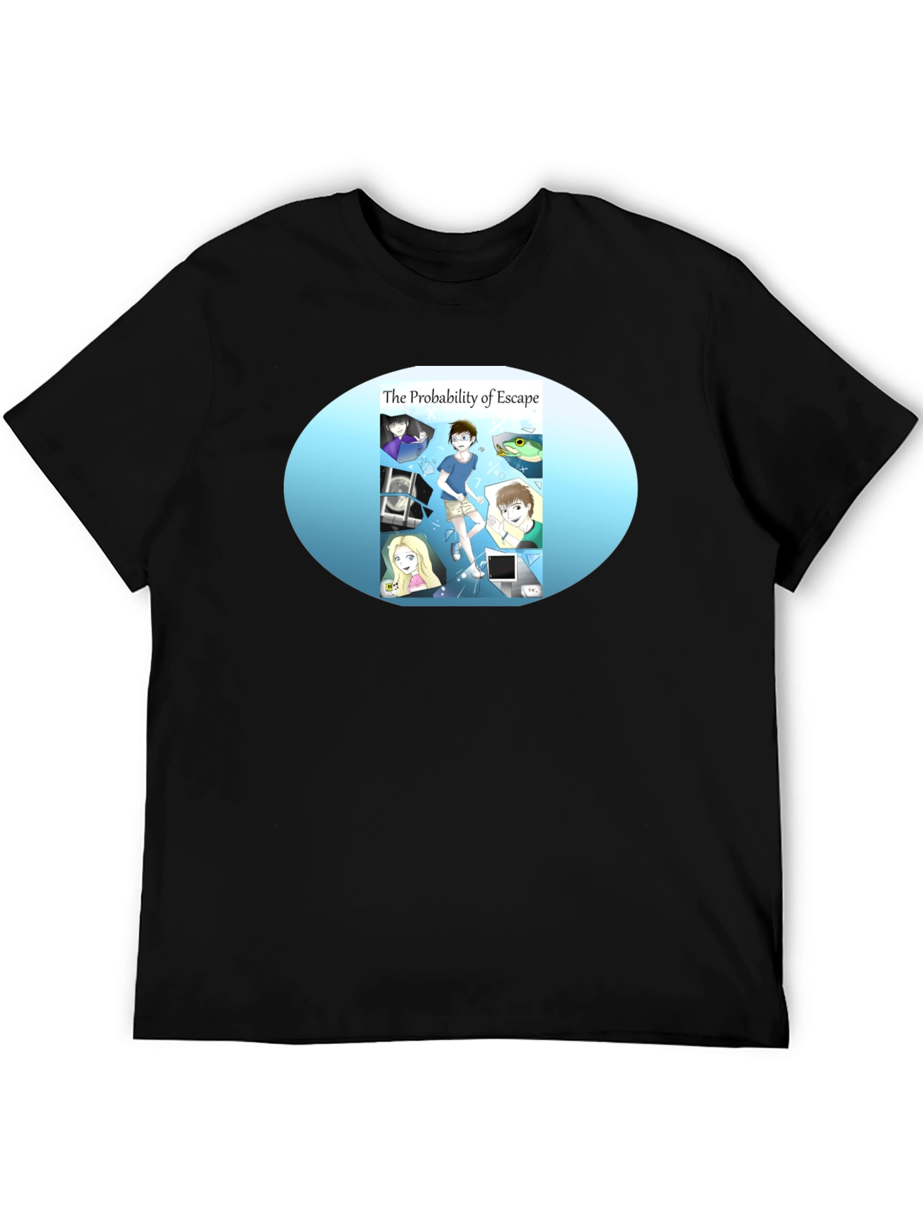 Probability of Escape Black Tee
