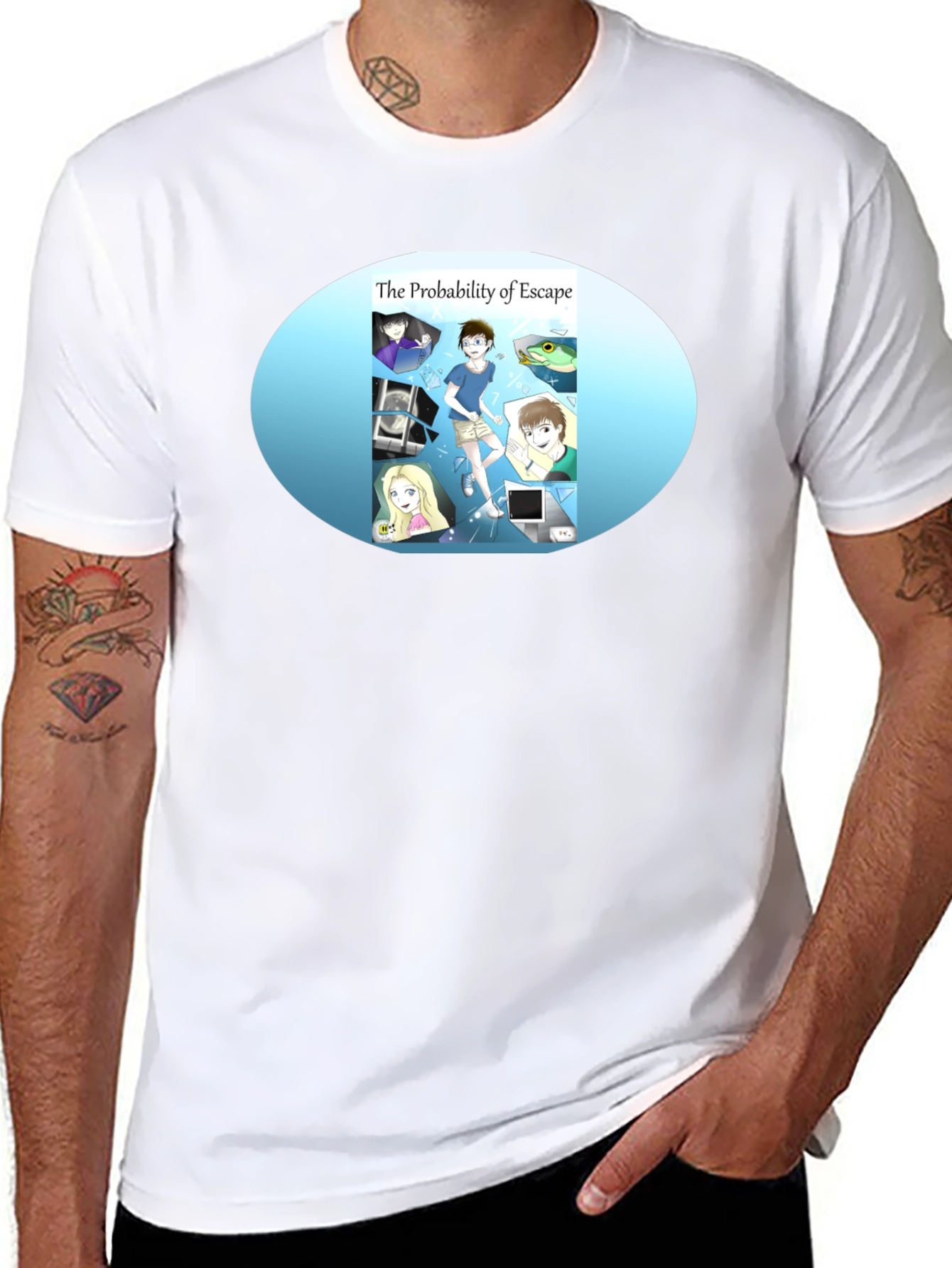 Probability of Escape Black Tee