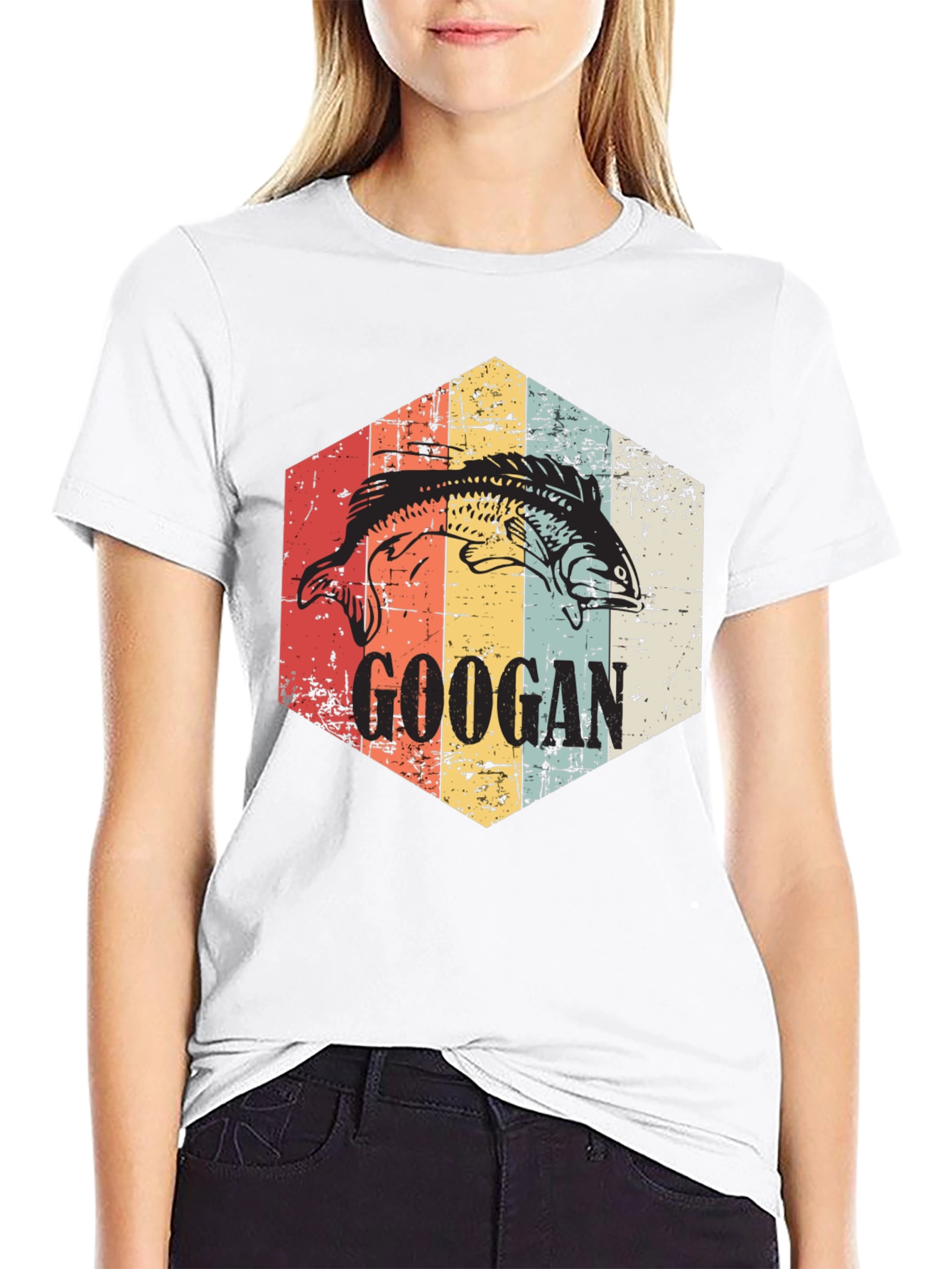 Googan Fishing T-Shirt - Retro Angler Tee