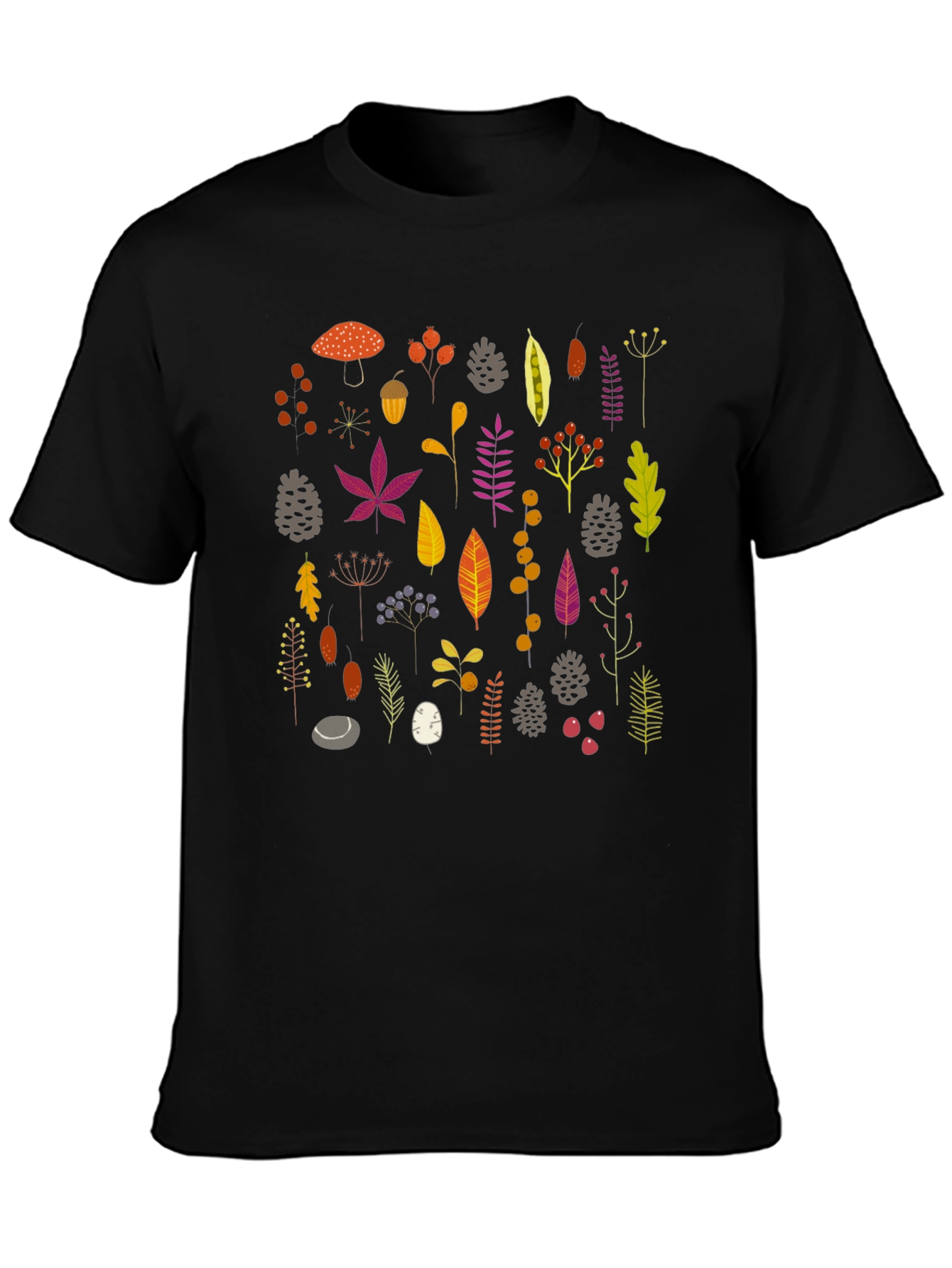 Autumn Forest Patterned T-Shirt