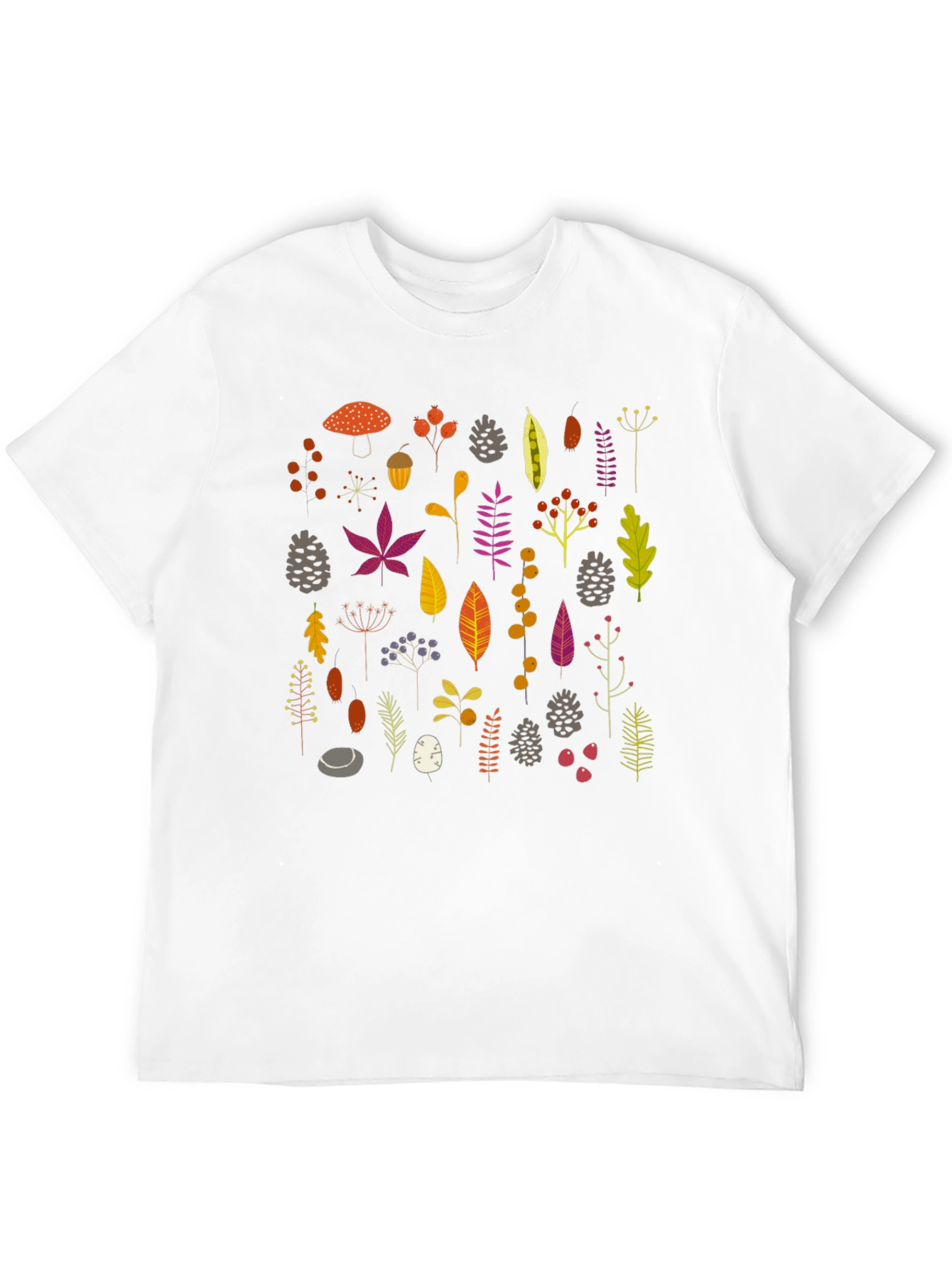 Autumn Forest Patterned T-Shirt