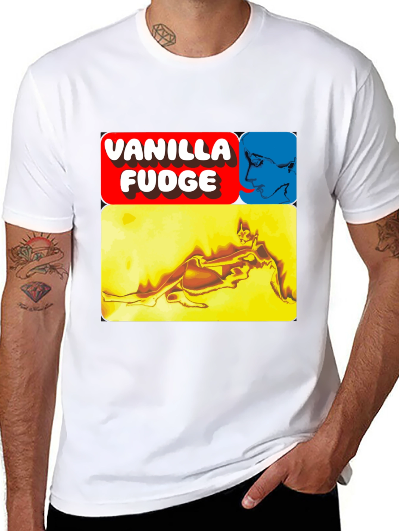 Vanilla Fudge T-Shirt - Retro Rock Band Graphic Tee