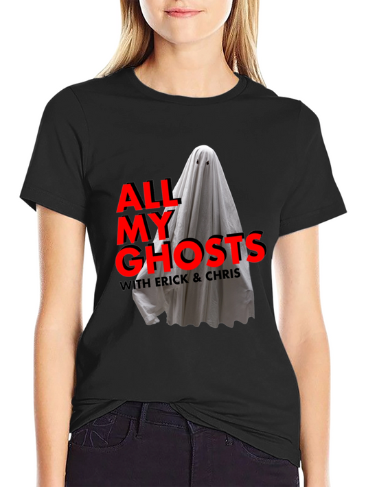 All My Ghosts Podcast Black T-Shirt