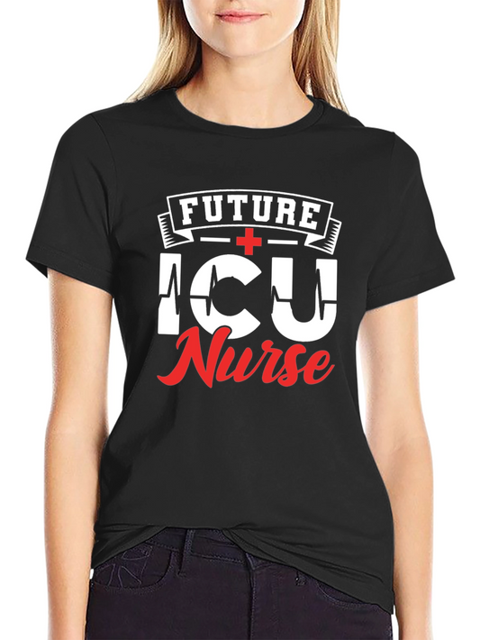 Future ICU Nurse T-Shirt - Black