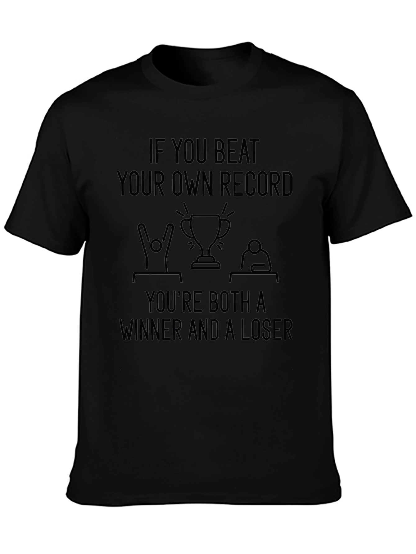 Funny Winner & Loser Graphic Tee